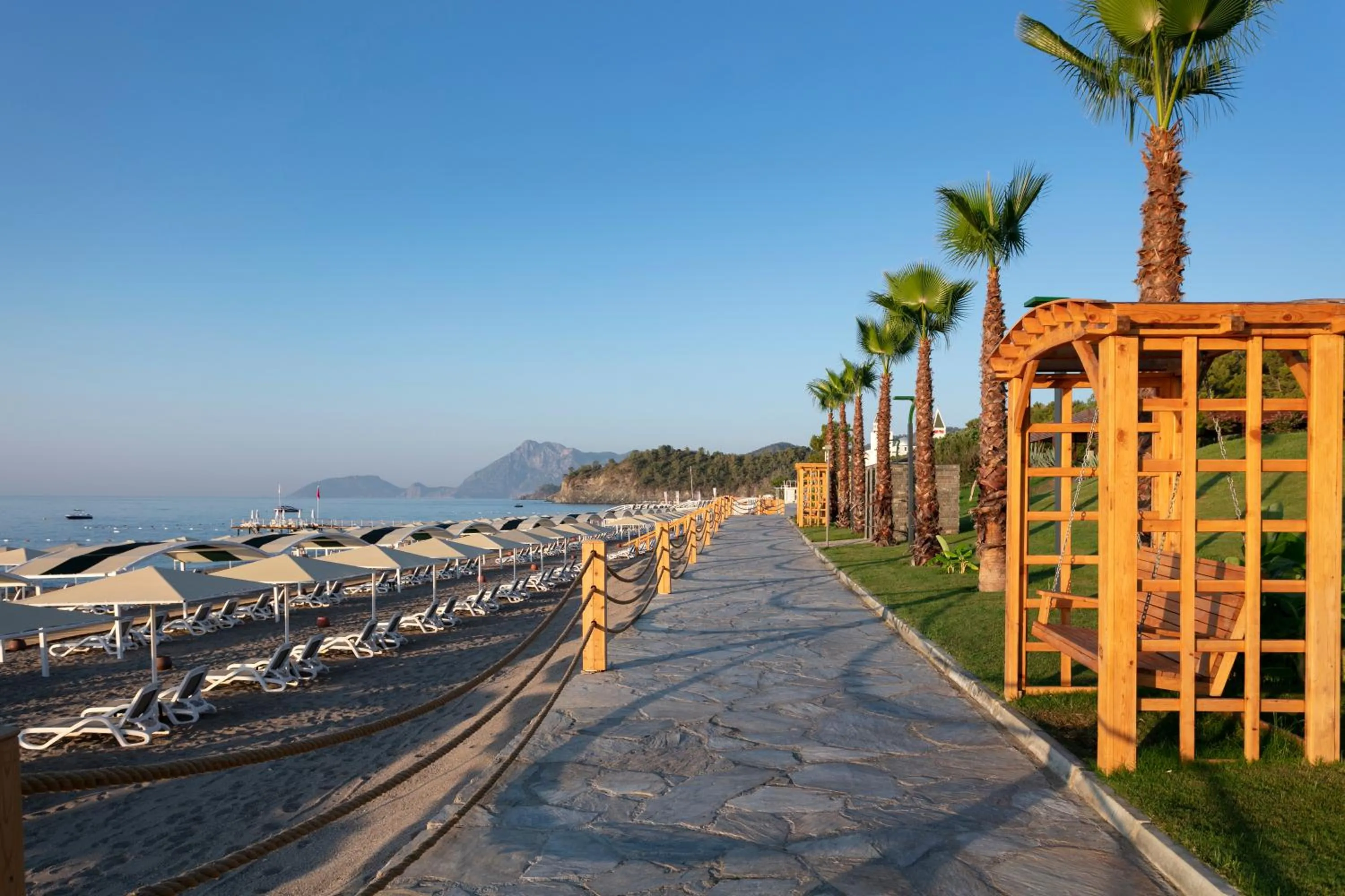 Beach in Mövenpick Resort Antalya Tekirova - Ultra All Inclusive