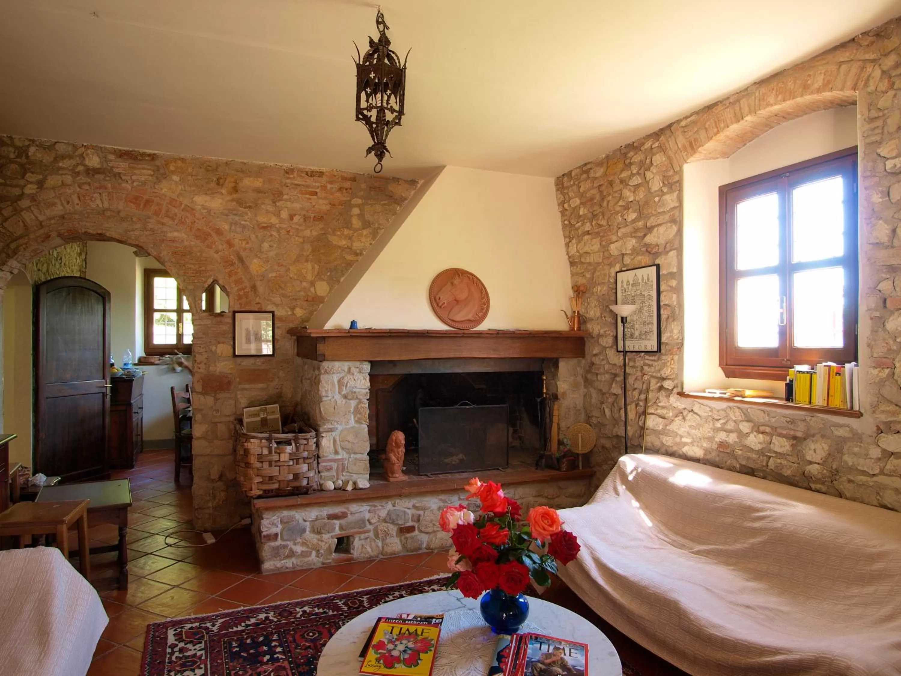 Living room, Bed in Casignano