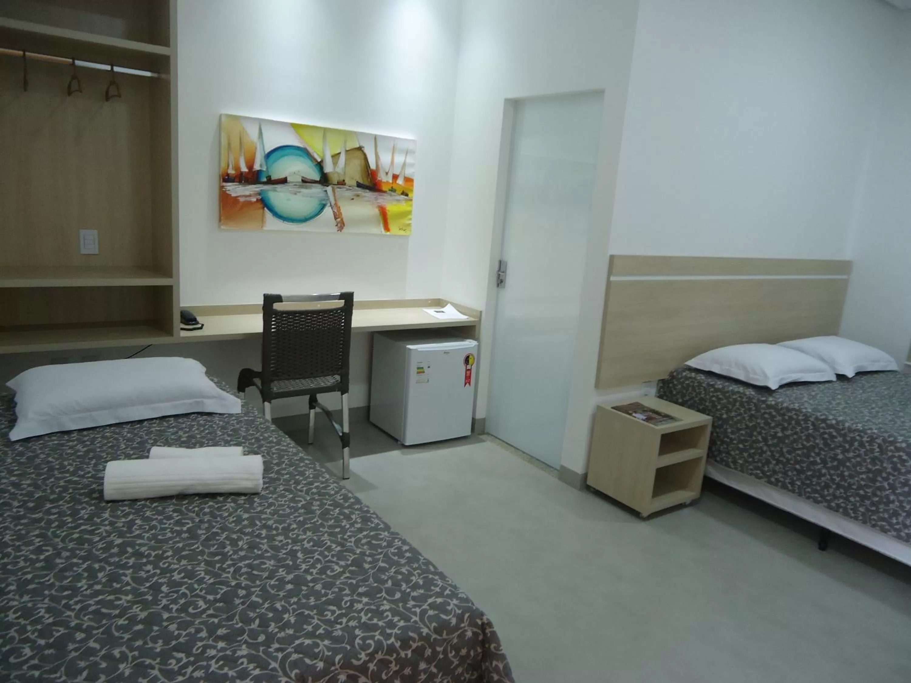 Bed in Hotel Jequitibá