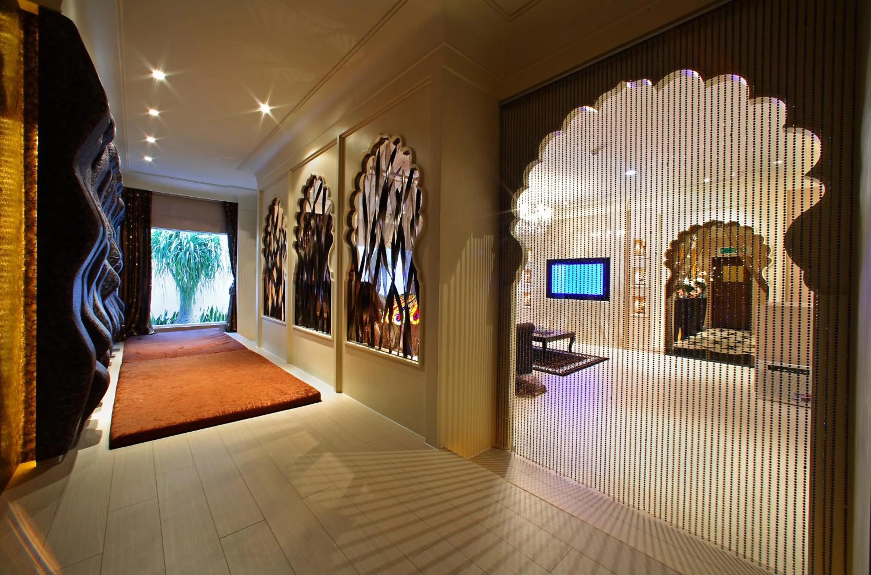 Seating area, Bed in Young Motel - Taoyuan