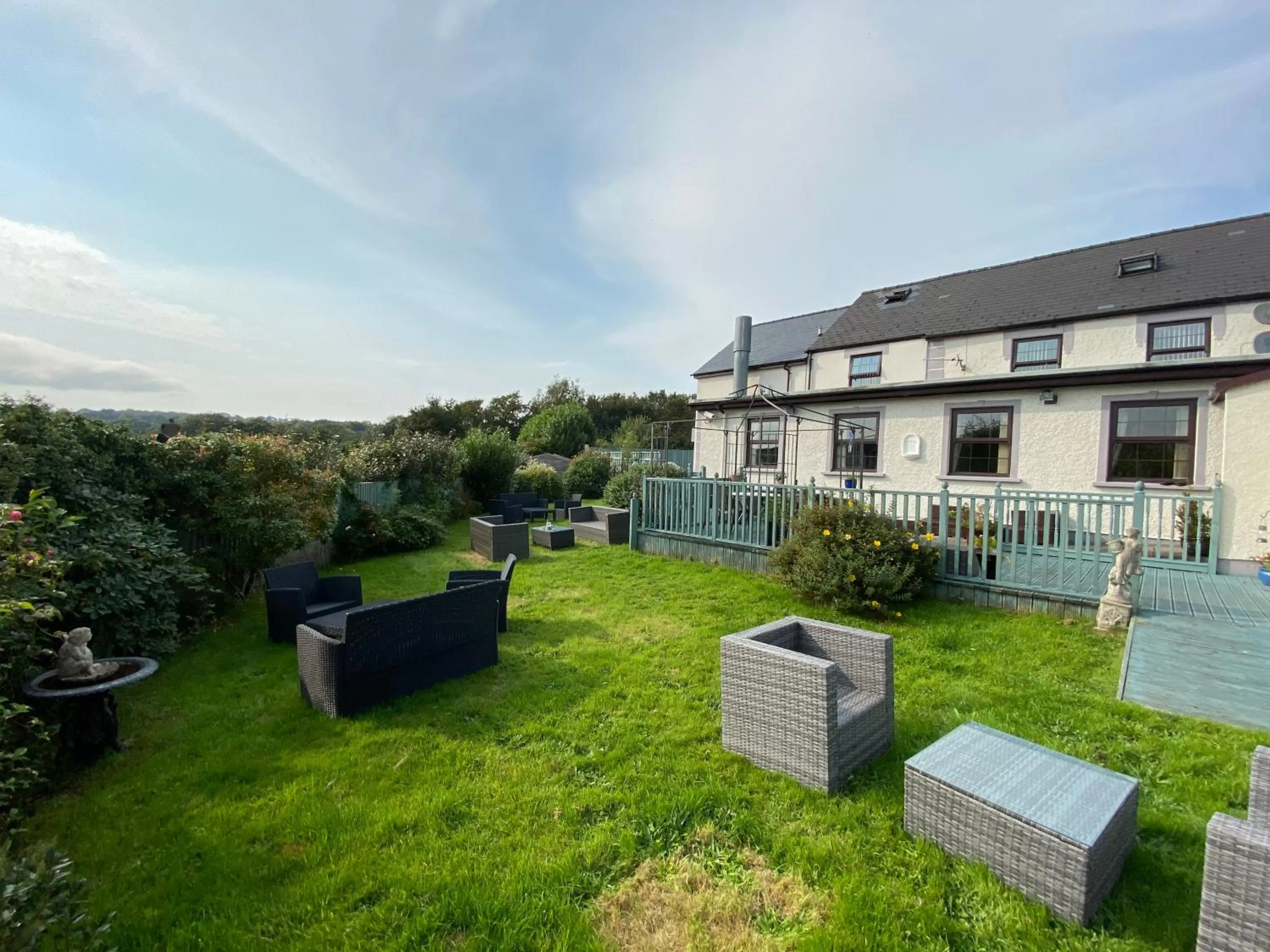 Garden in Flambards Hotel