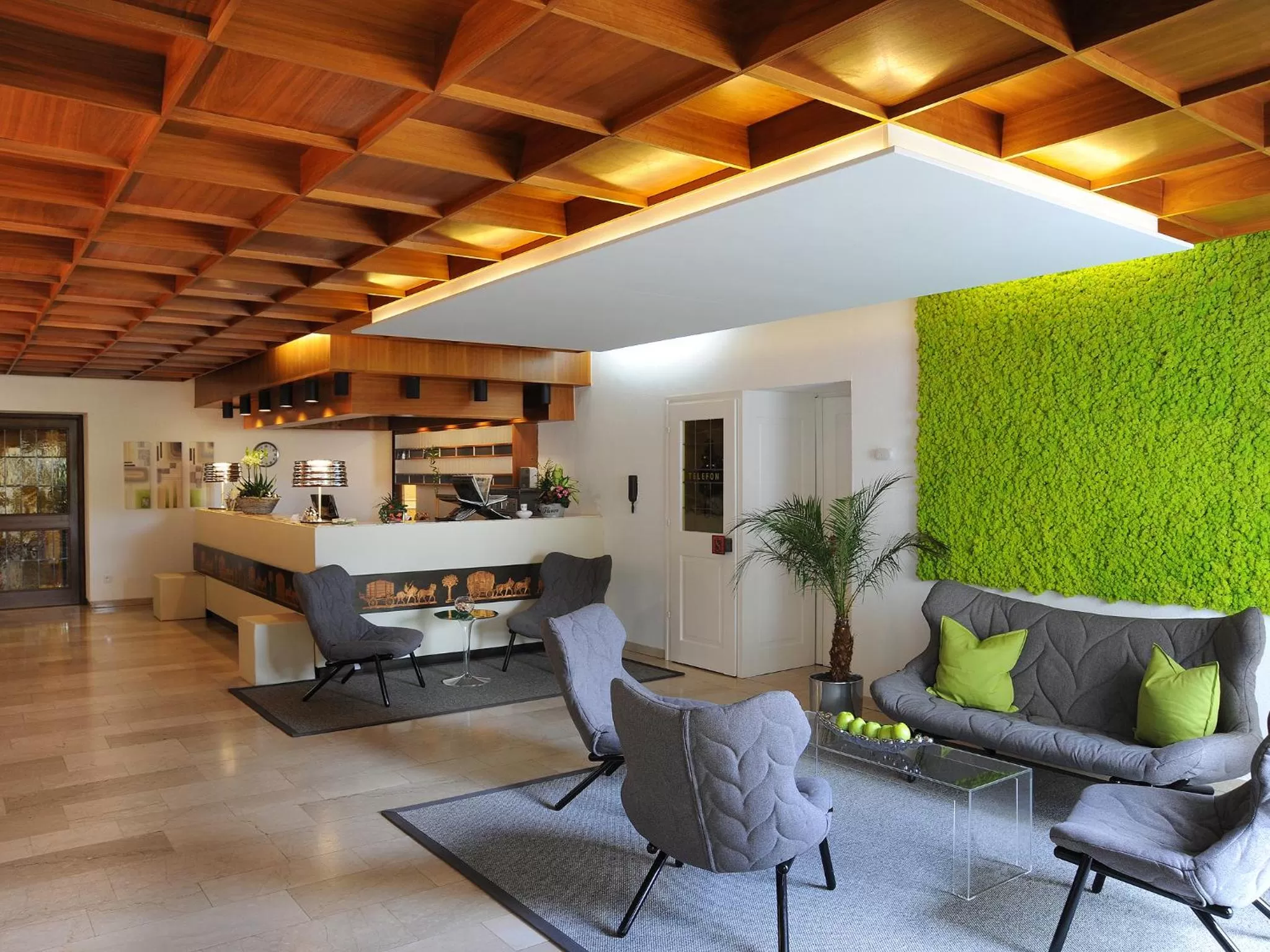 Lobby or reception in Garni Hotel Schmaus