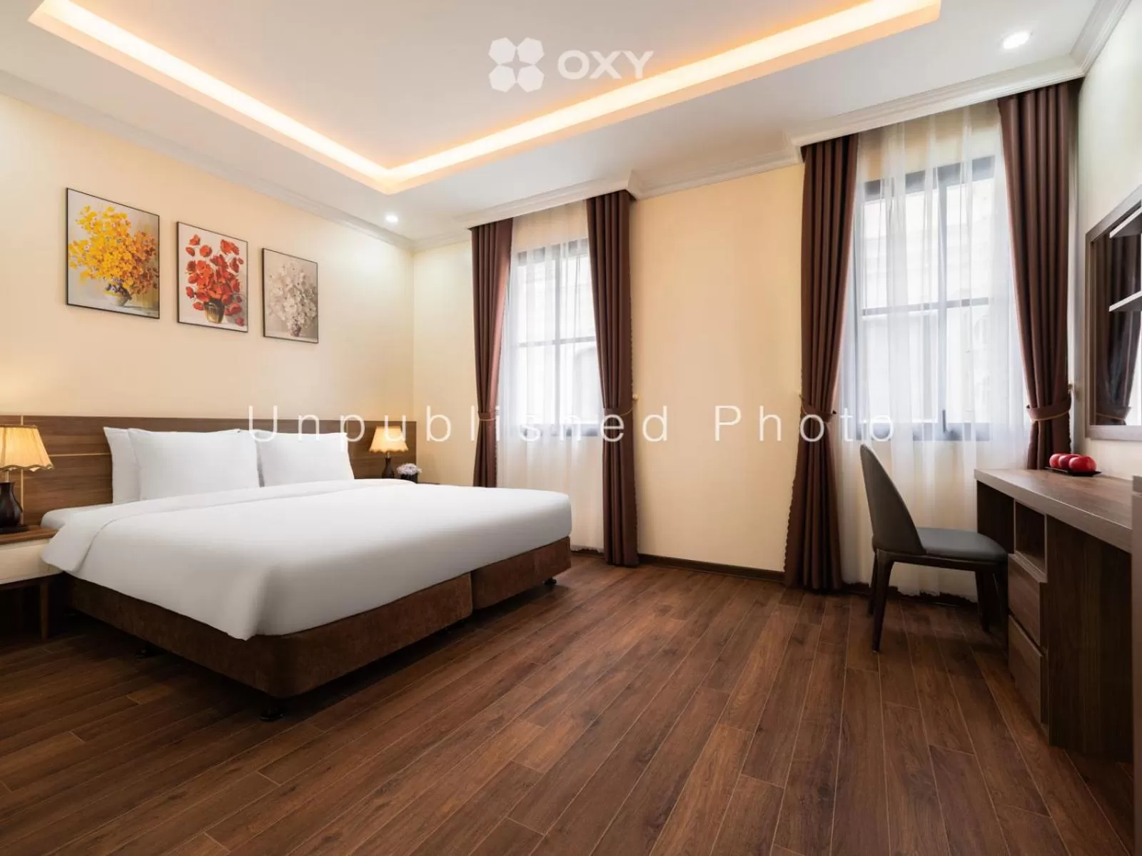 Bed in Ha Long Essence Classic Hotel