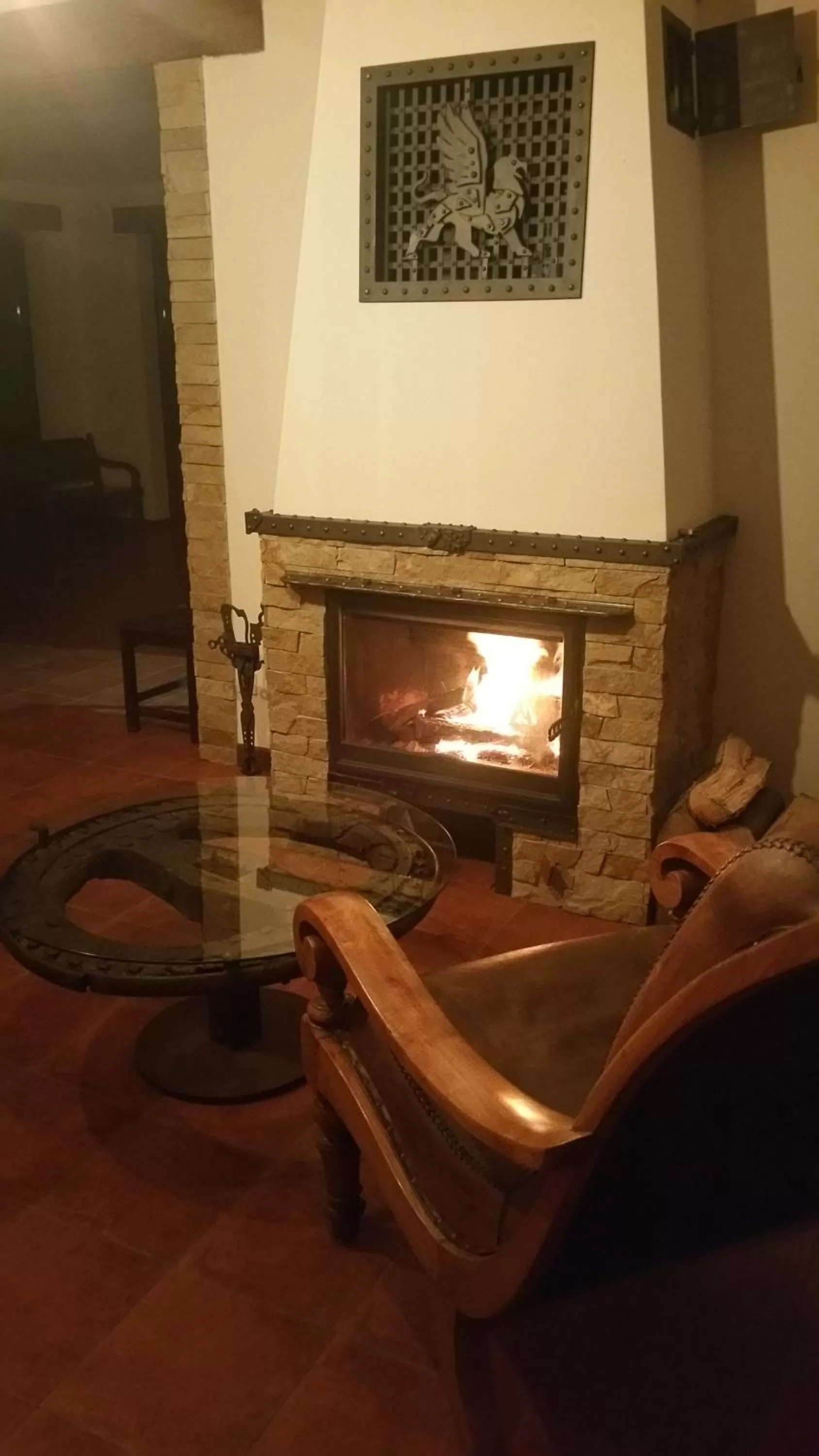 Communal lounge/ TV room in Villa Zoryany Dvir