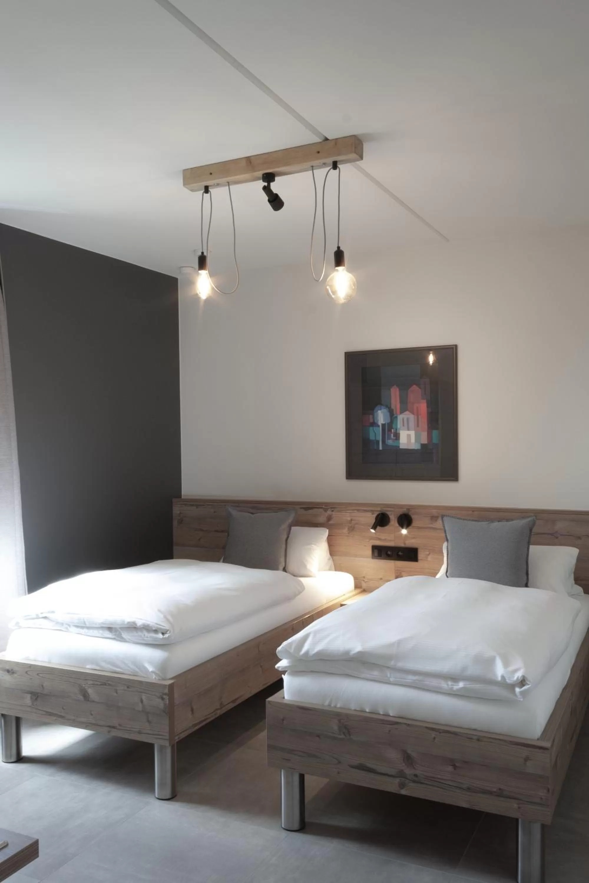 Bedroom, Bed in Hotel Restaurant Tychon AG