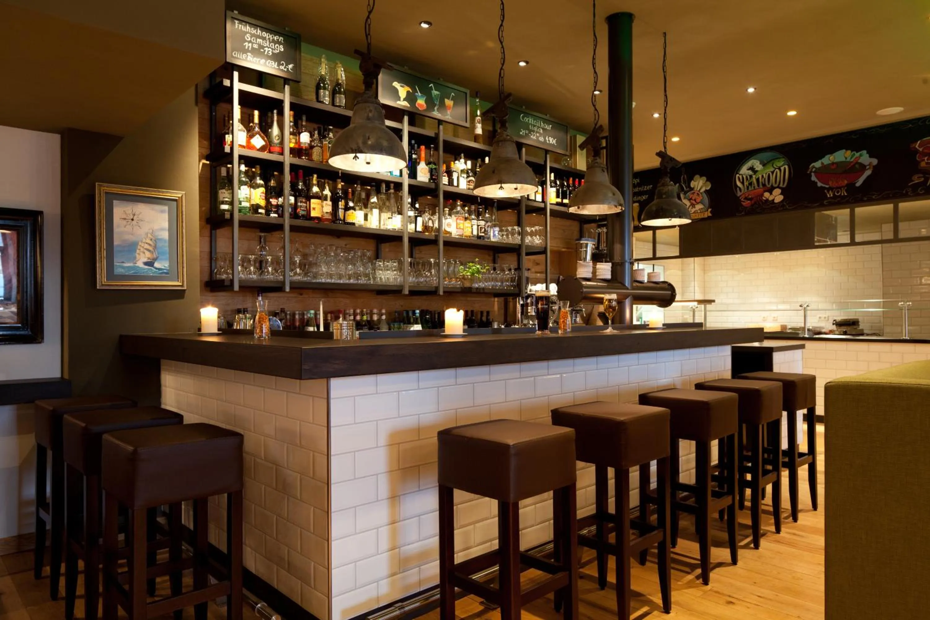 Lounge or bar in Inselhotel Langeoog