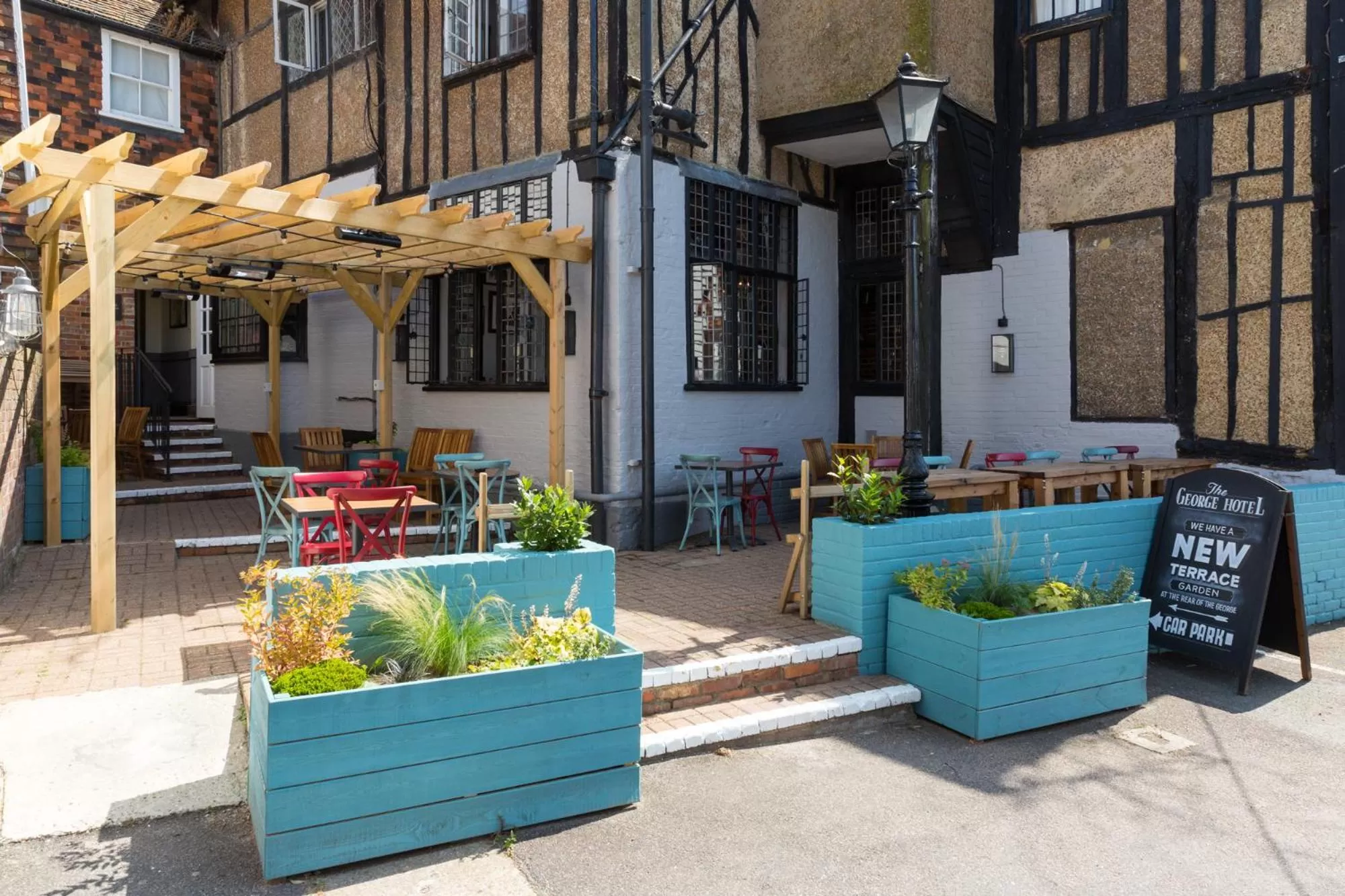Garden in The George Hotel & Brasserie, Cranbrook