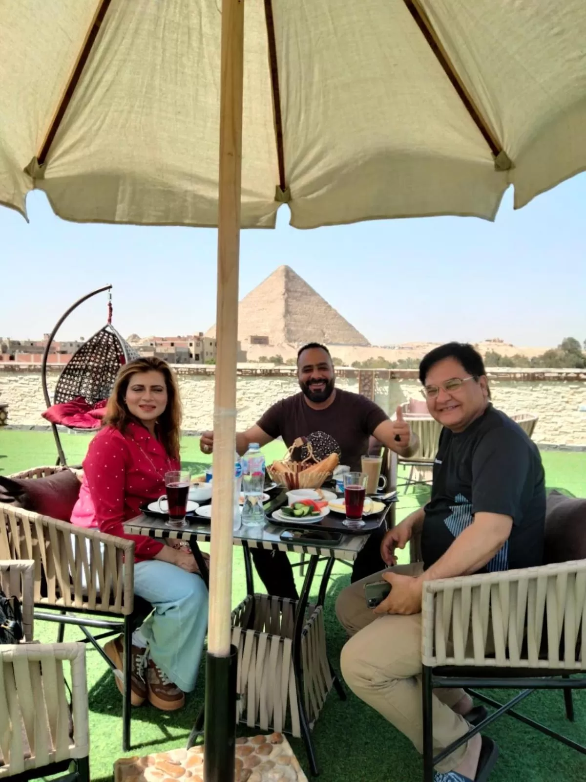 Natural landscape in King Cheops Inn - Pyramid View