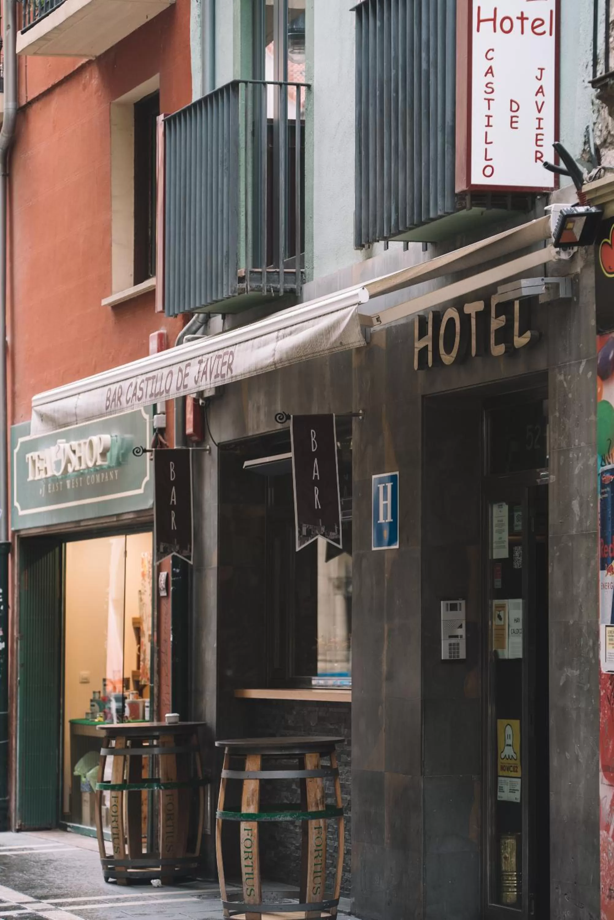 Facade/entrance in Hotel Castillo de Javier
