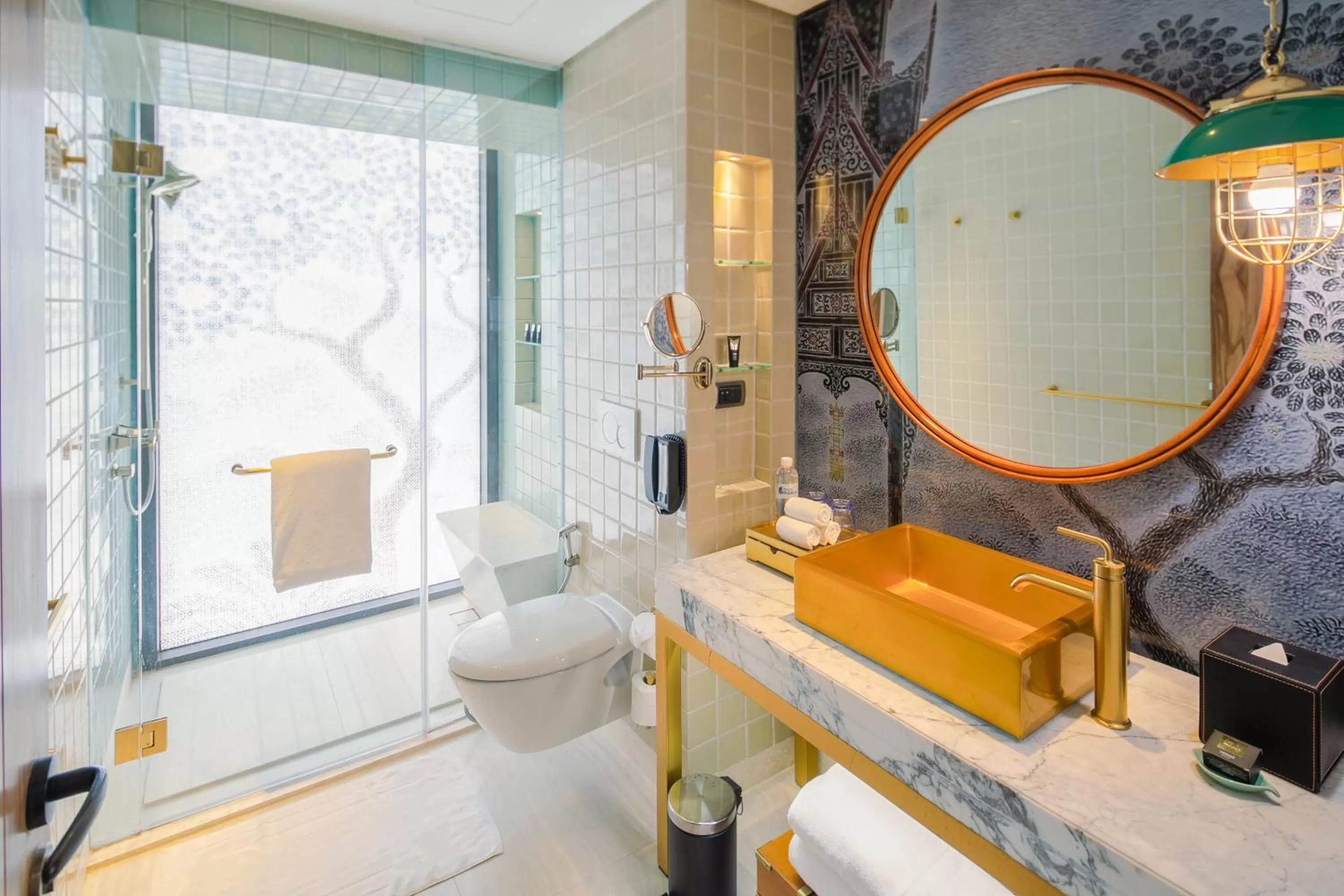 Bathroom in Hotel Indigo Bangkok Wireless Road by IHG