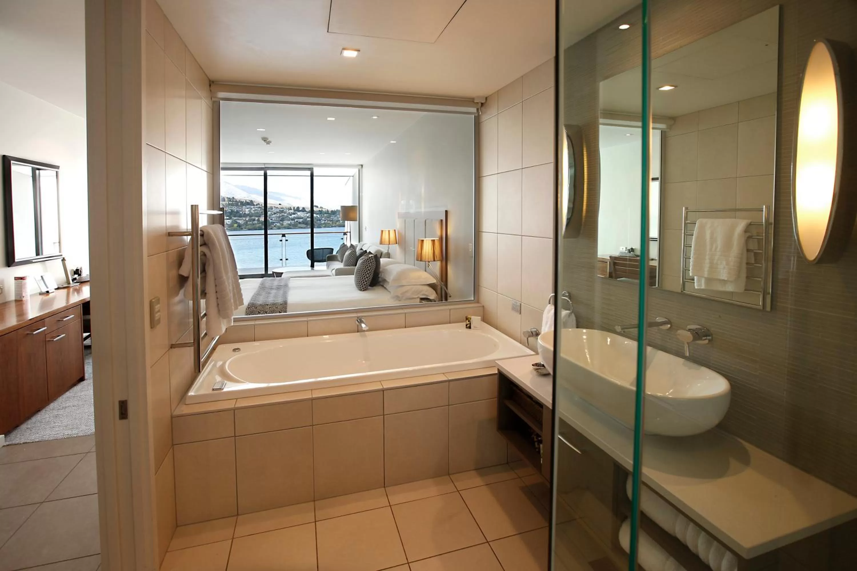 Shower in The Rees Hotel & Luxury Apartments