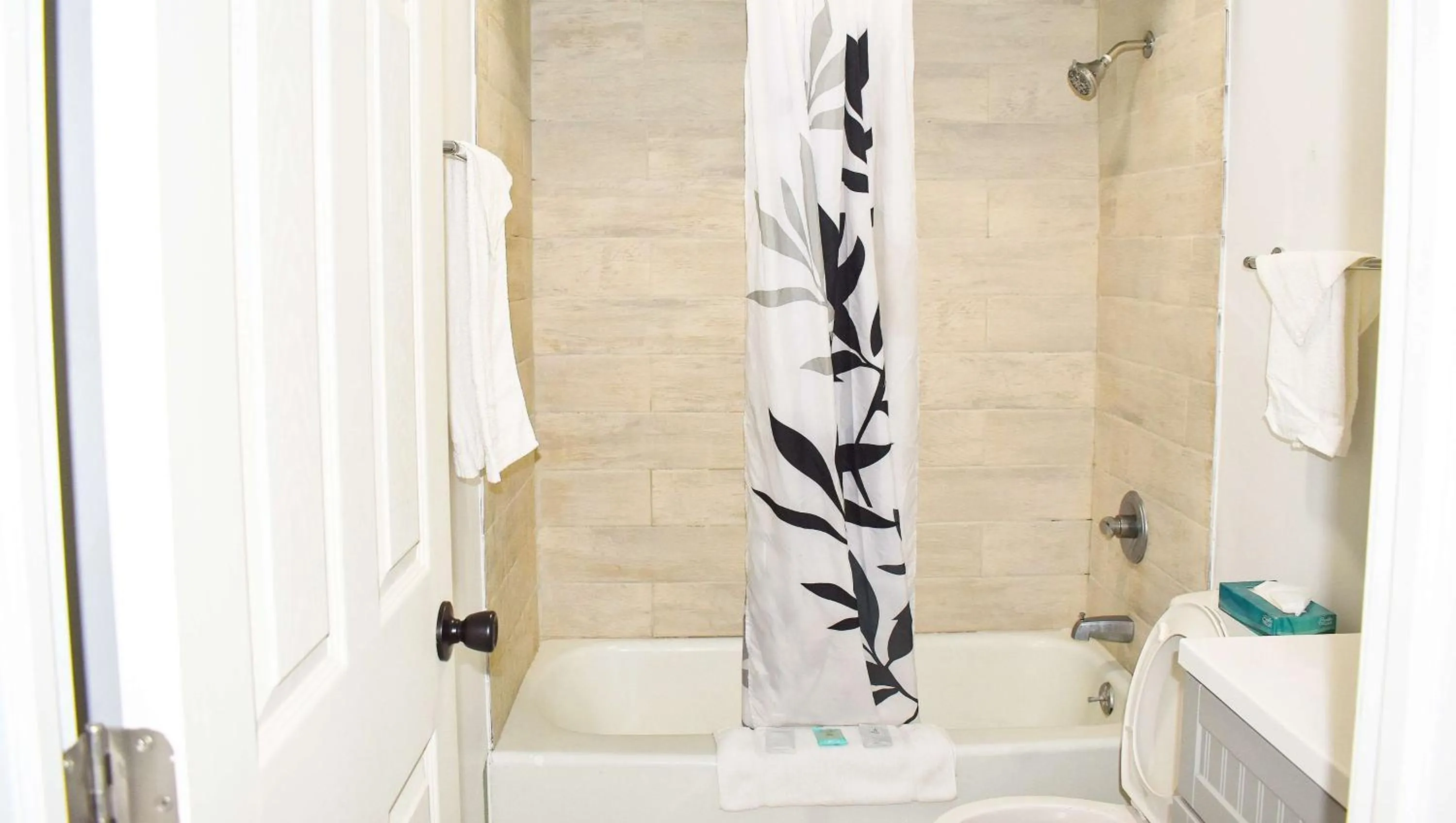 Bathroom in Magnuson Hotel Extended Stay Canton Ohio