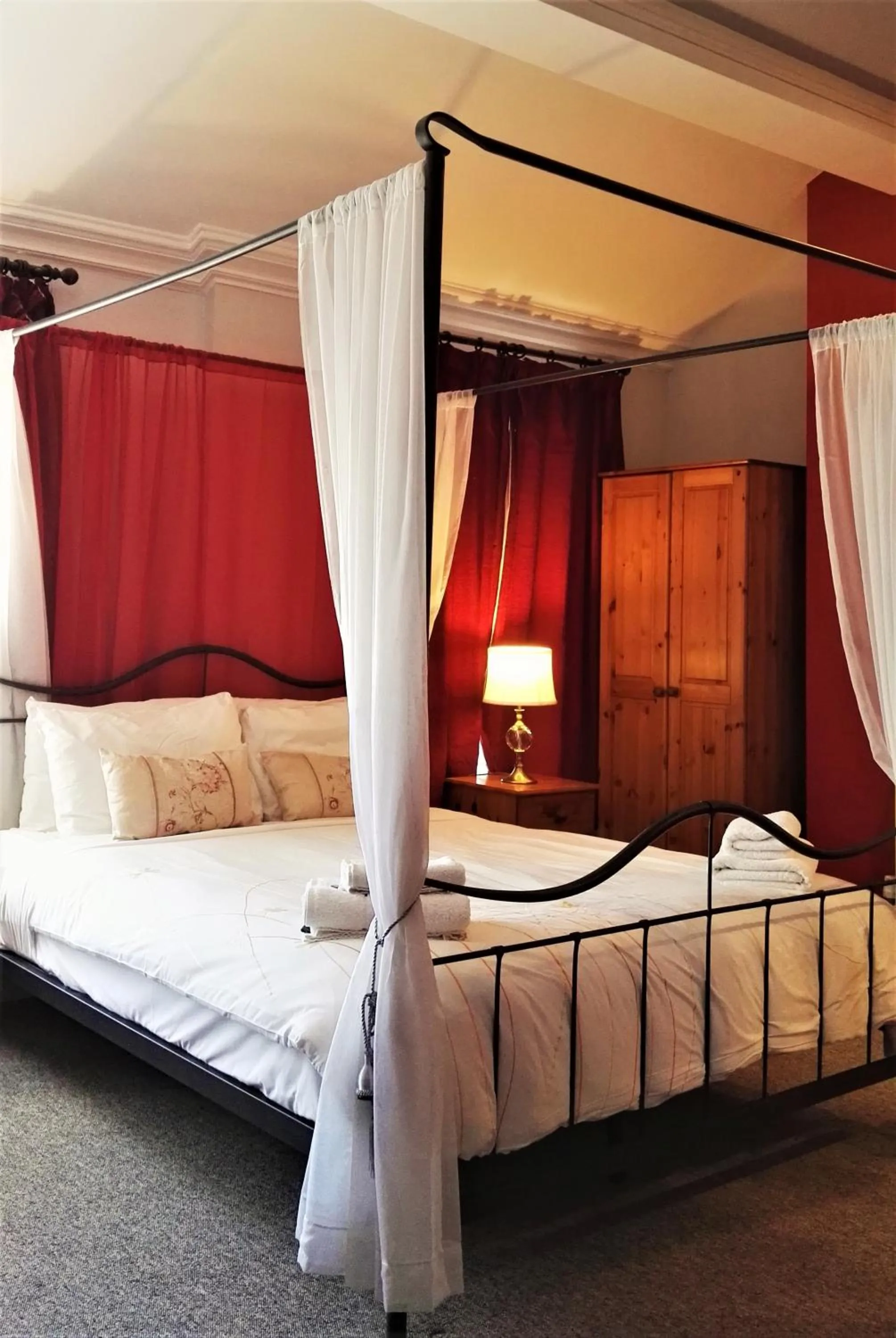 Bed in Dukes Folly Hotel