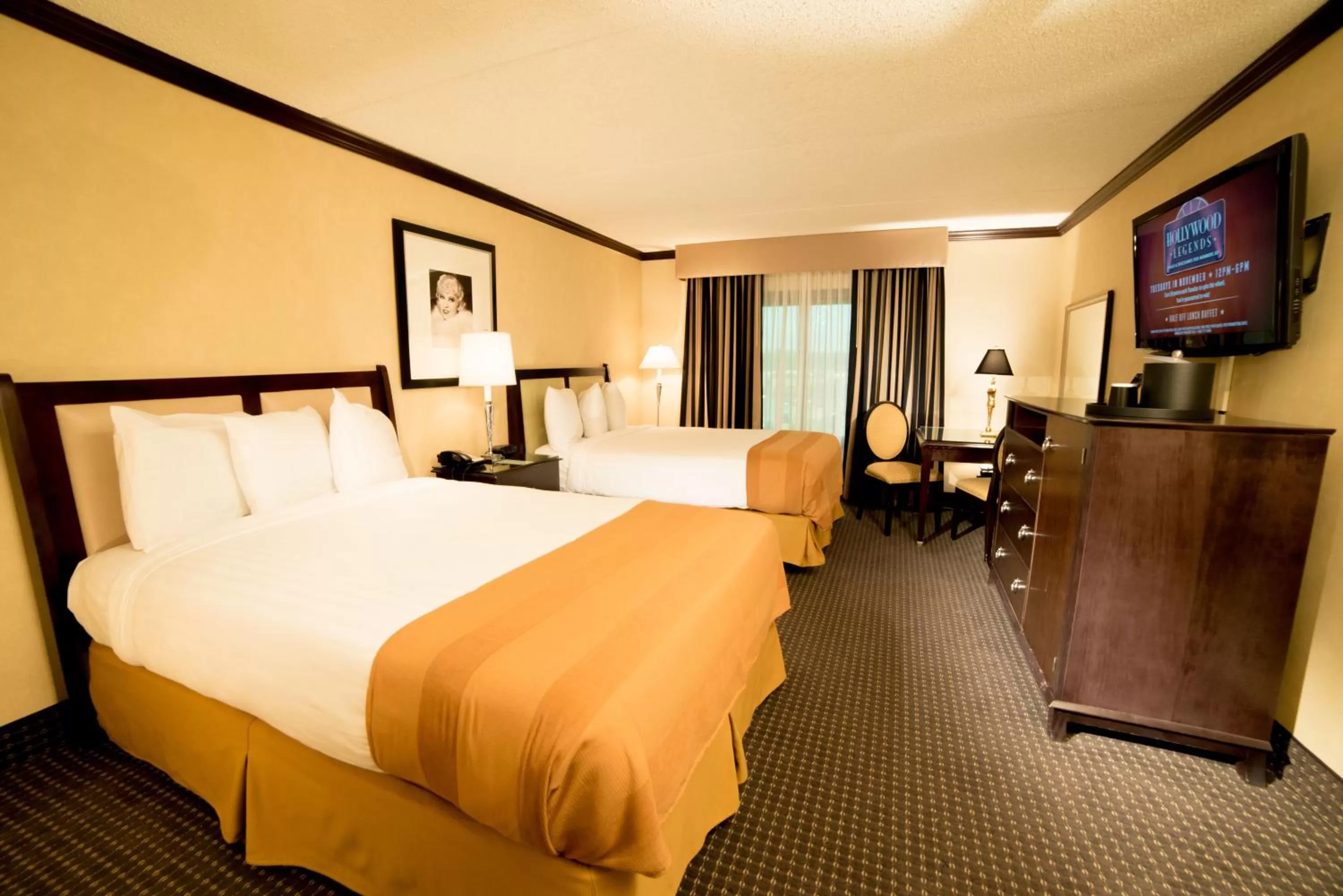 Bed in Hollywood Casino Tunica