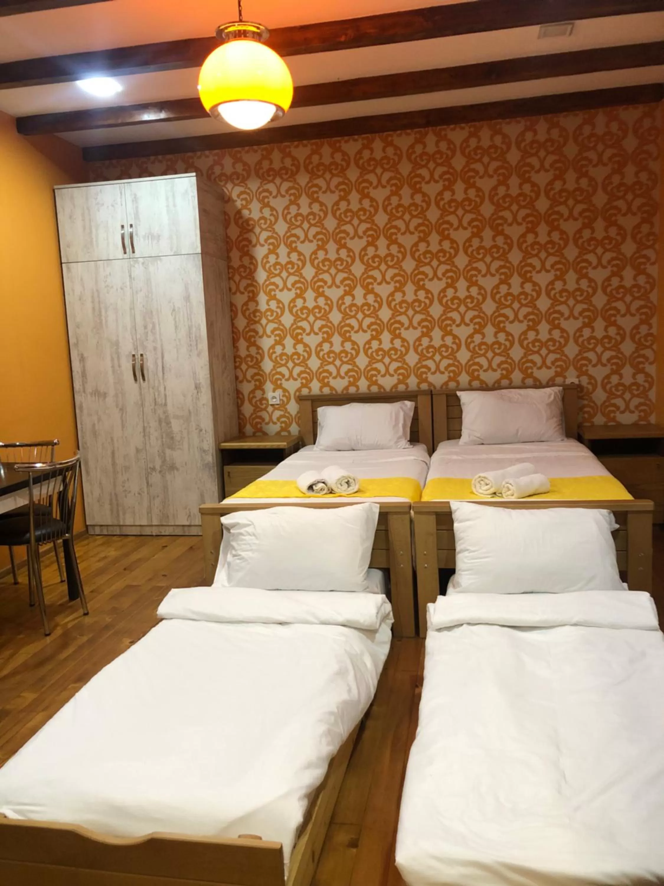 Bed in Borjomi Yellow Hotel