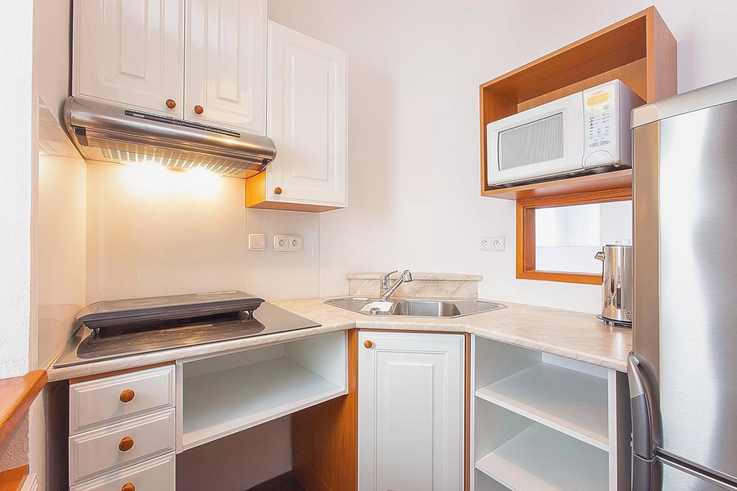 Kitchen or kitchenette in Wellness Pension Ametyst