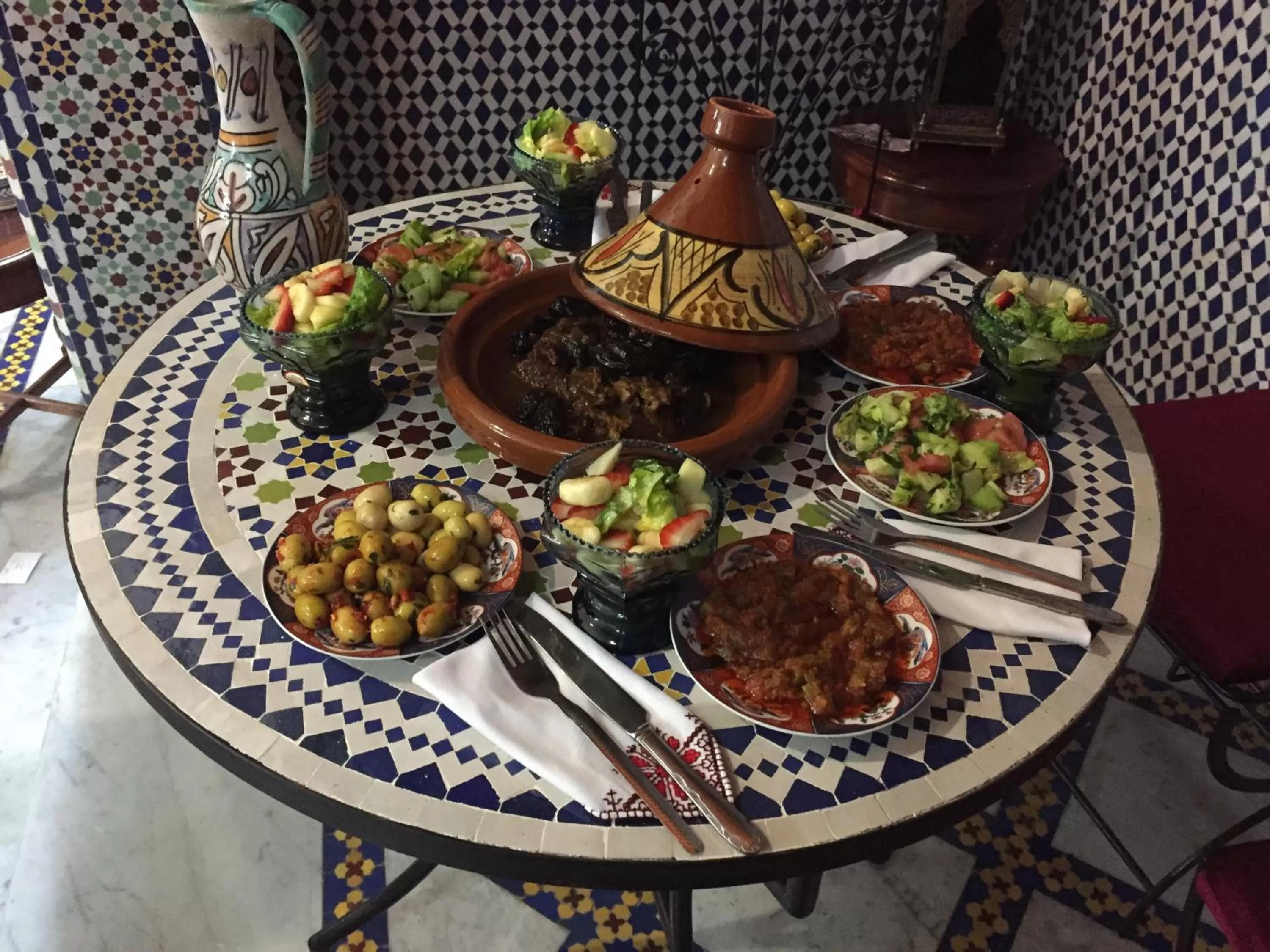 Food in Riad Taj Salma