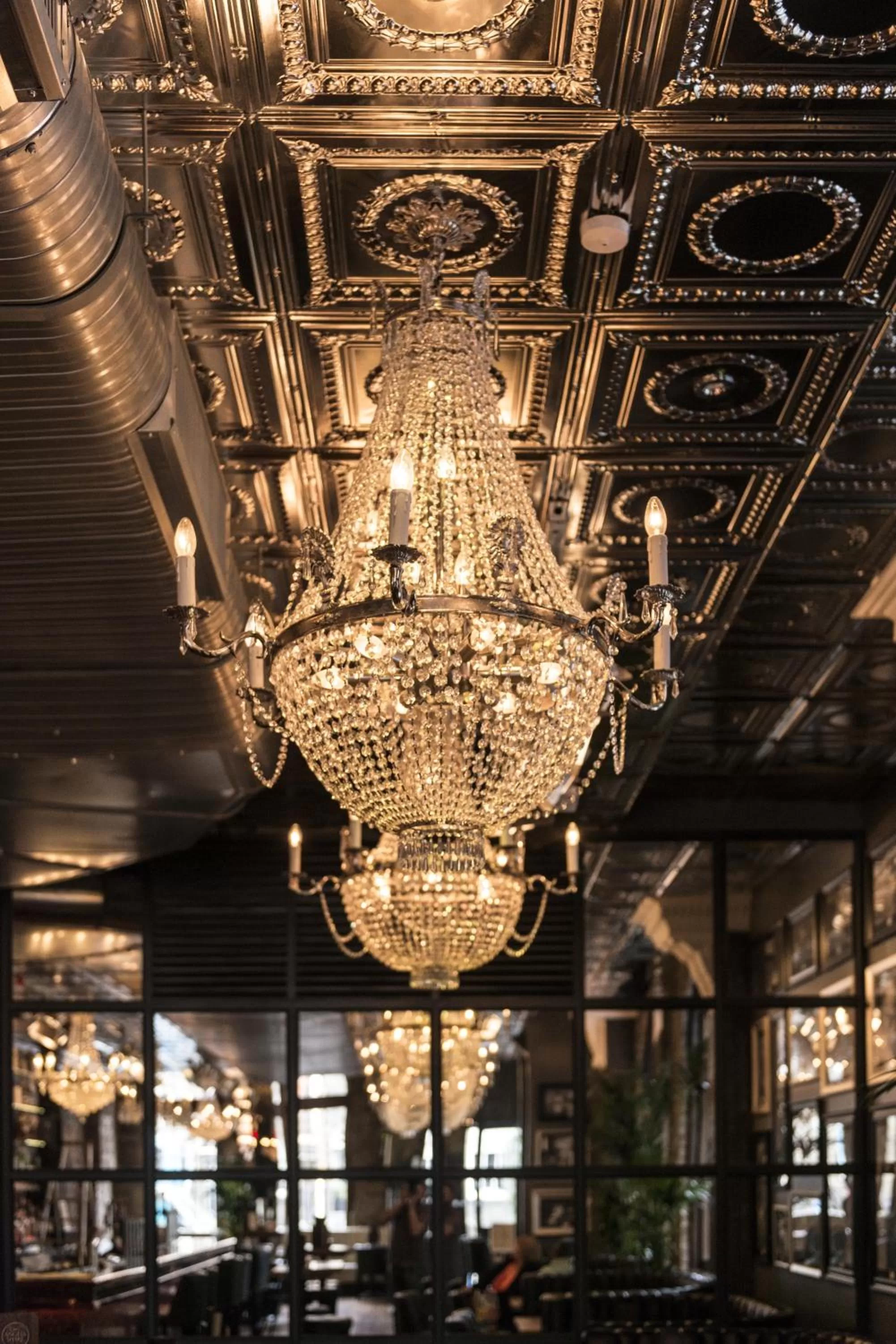 Decorative detail in Angels Share Hotel