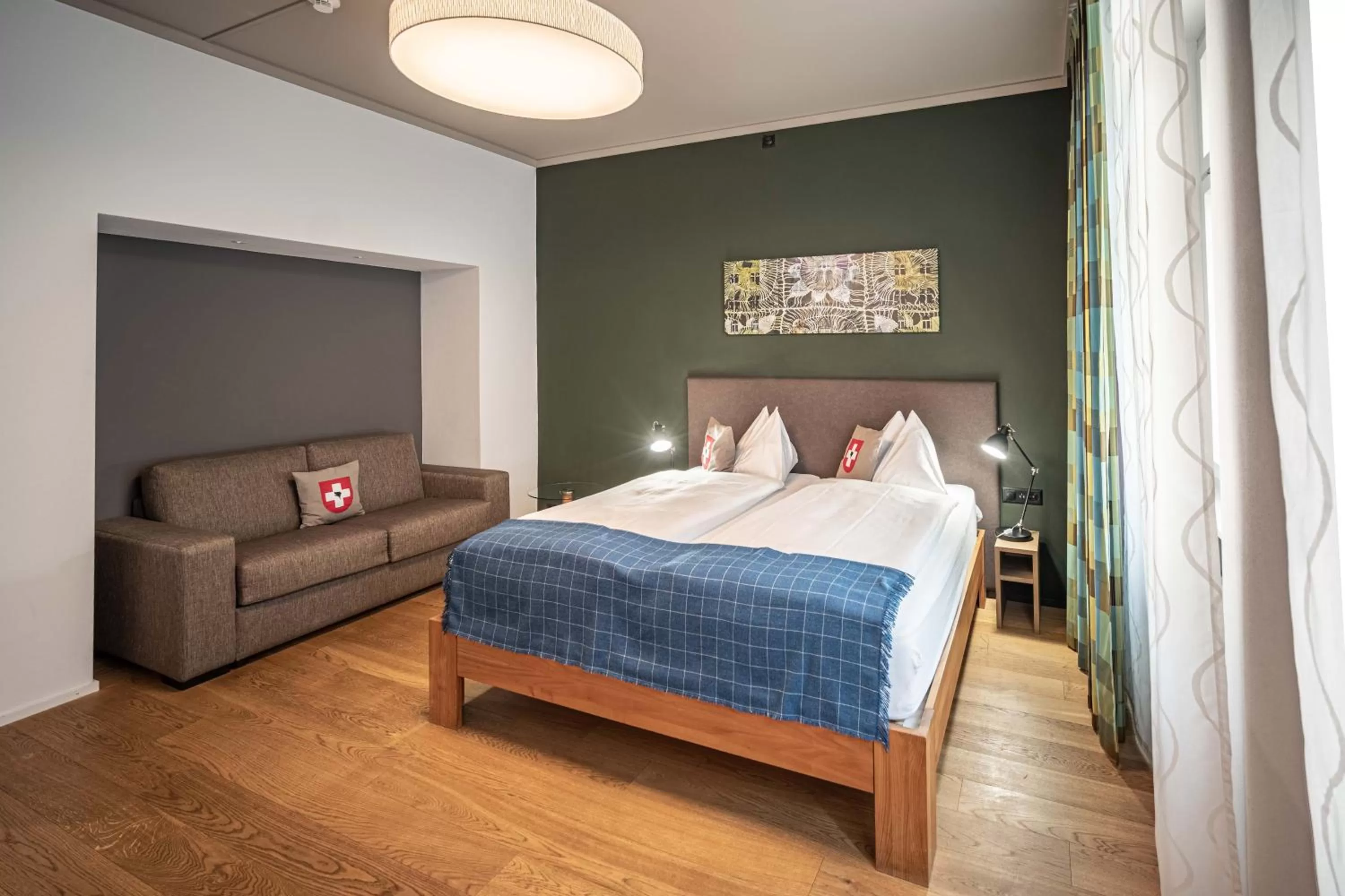 Photo of the whole room, Bed in Hotel Bären am Bundesplatz