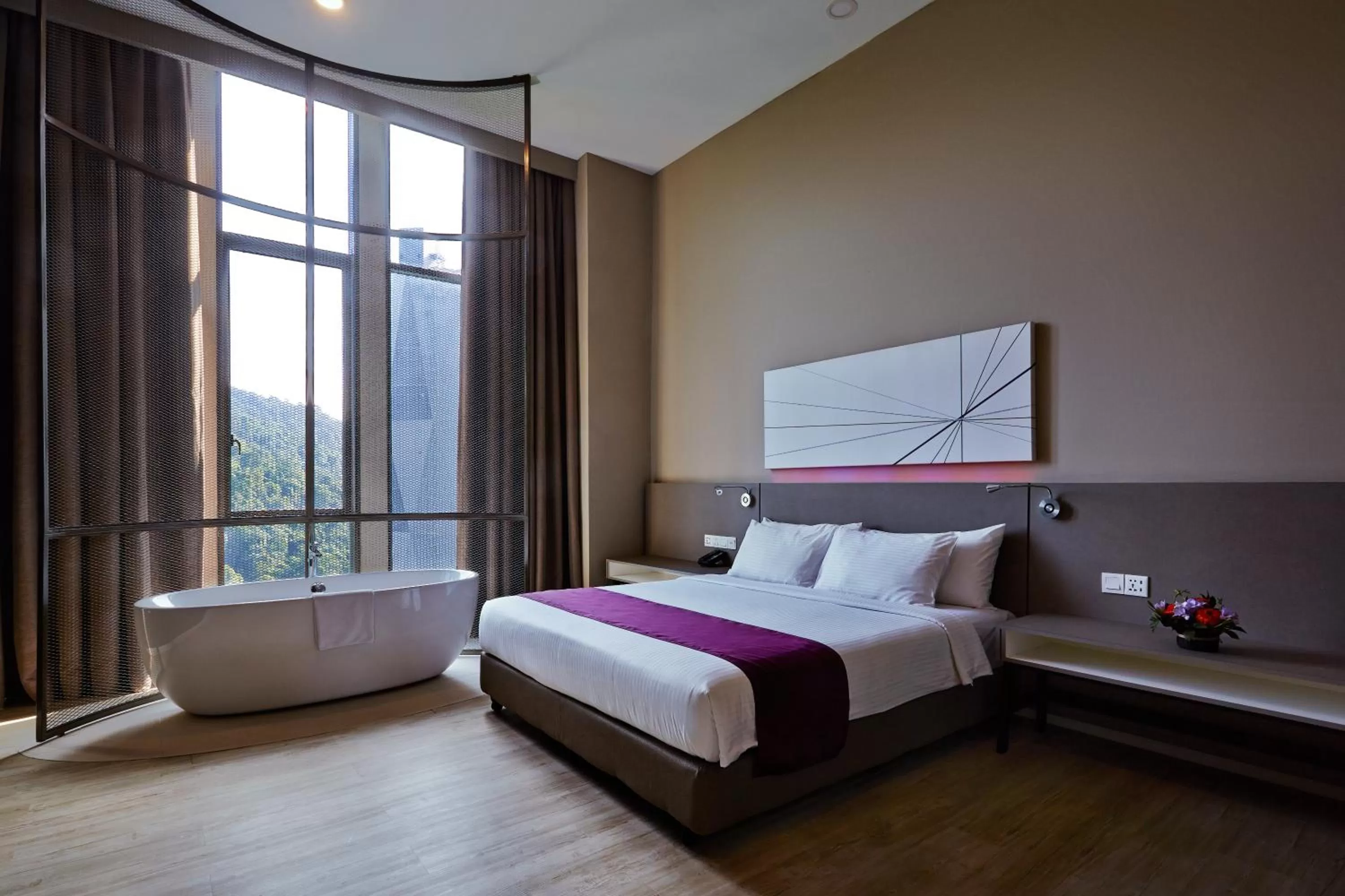 Bed in Qliq Damansara Hotel