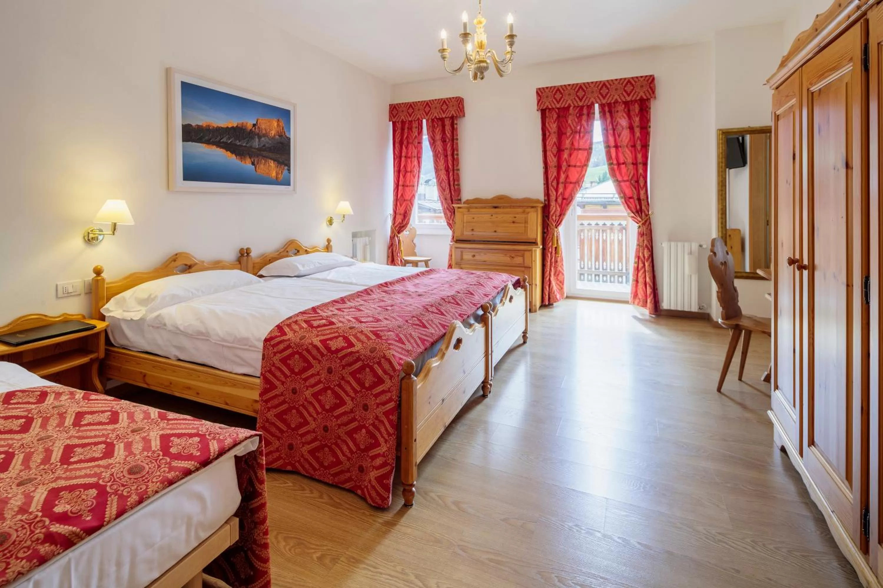 Bedroom, Bed in Hotel Aquila