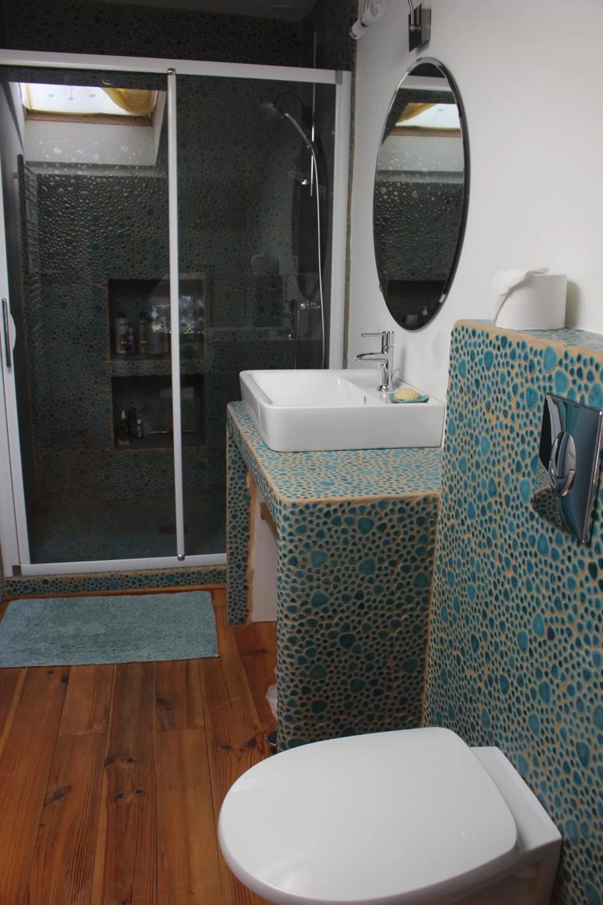 Shower in Sûn Chambres d'hôtes