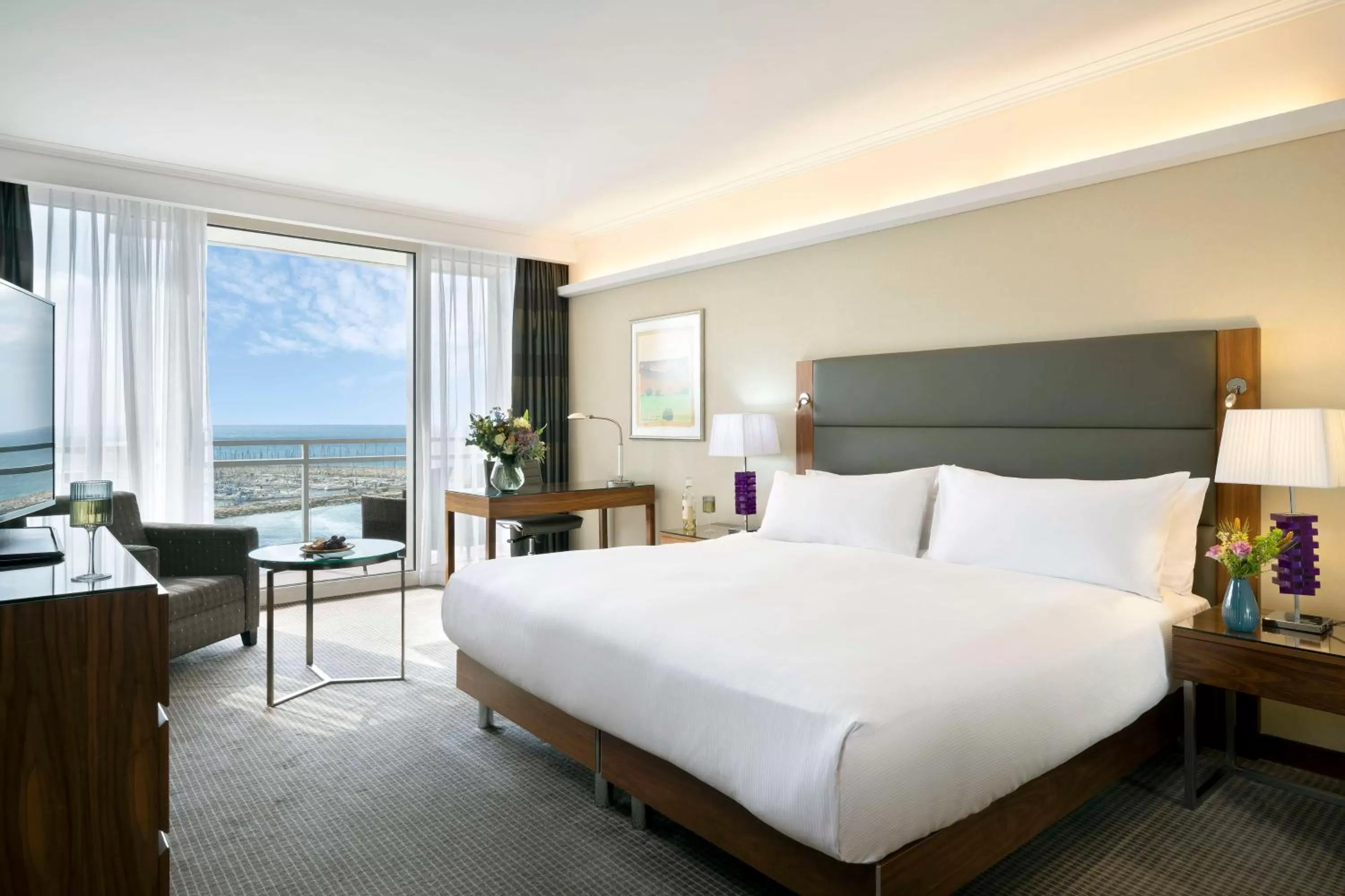 Bed in Hilton Tel Aviv Hotel