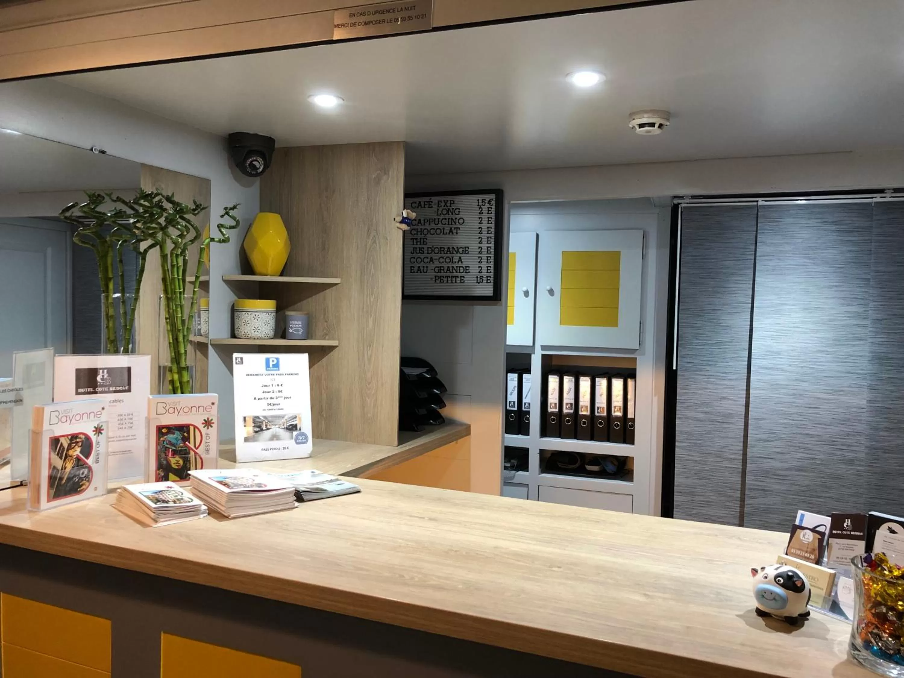 Lobby or reception in Hotel Cote Basque