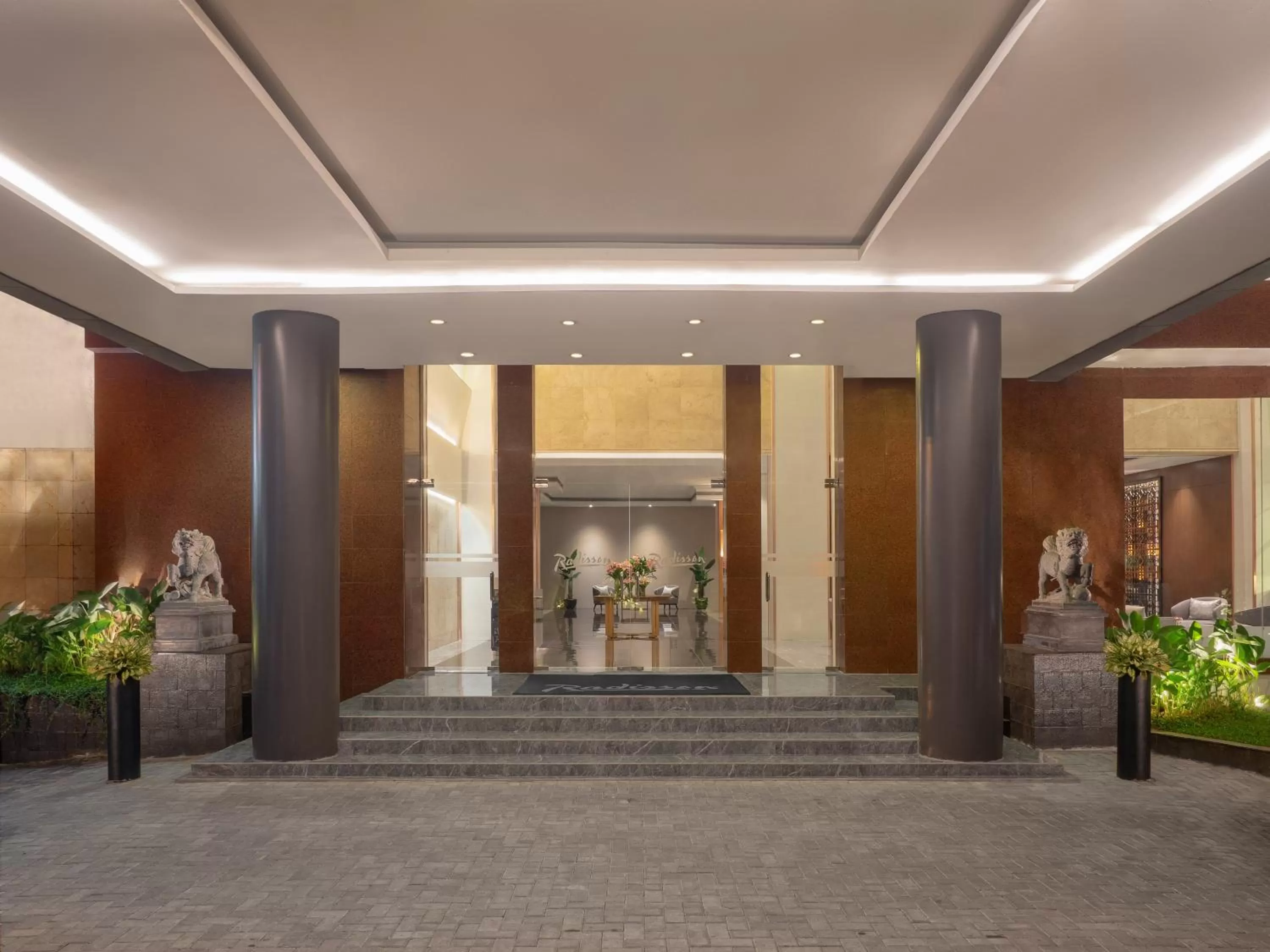 Lobby or reception in AIHO Hotel Medan