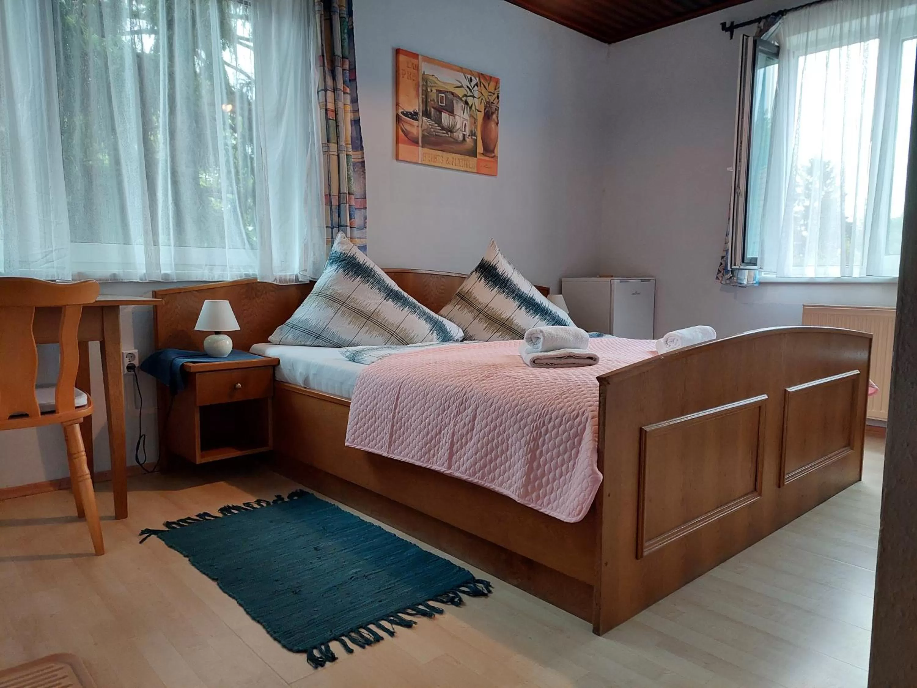 Bed in Pension Welserhof