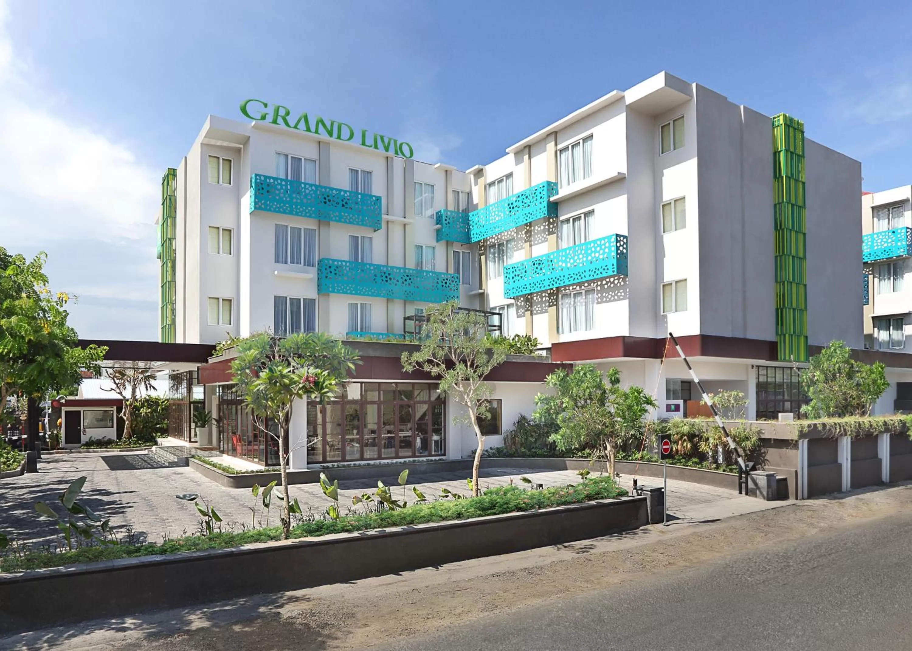 Property building in Grand Livio Kuta Hotel
