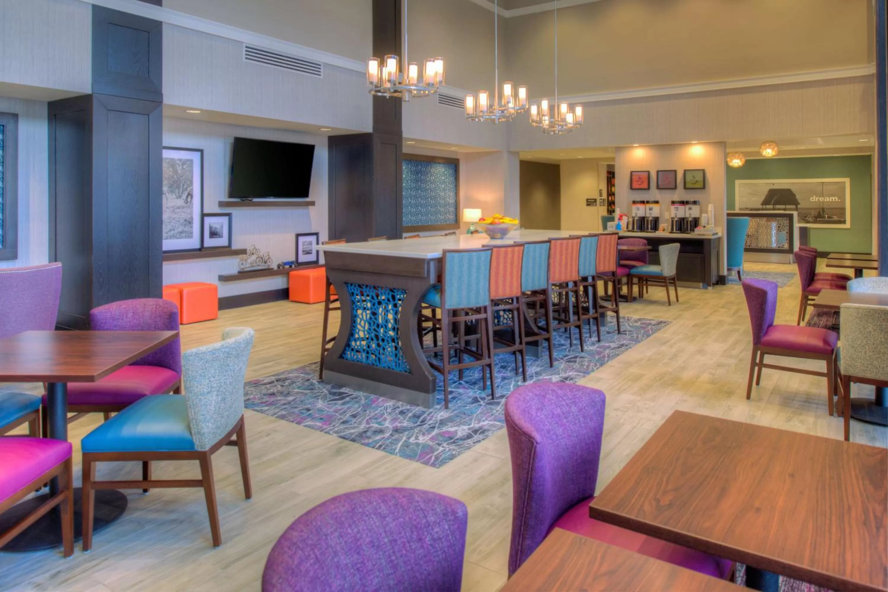Lobby or reception in Hampton Inn & Suites Wixom/Novi/Detroit, Mi