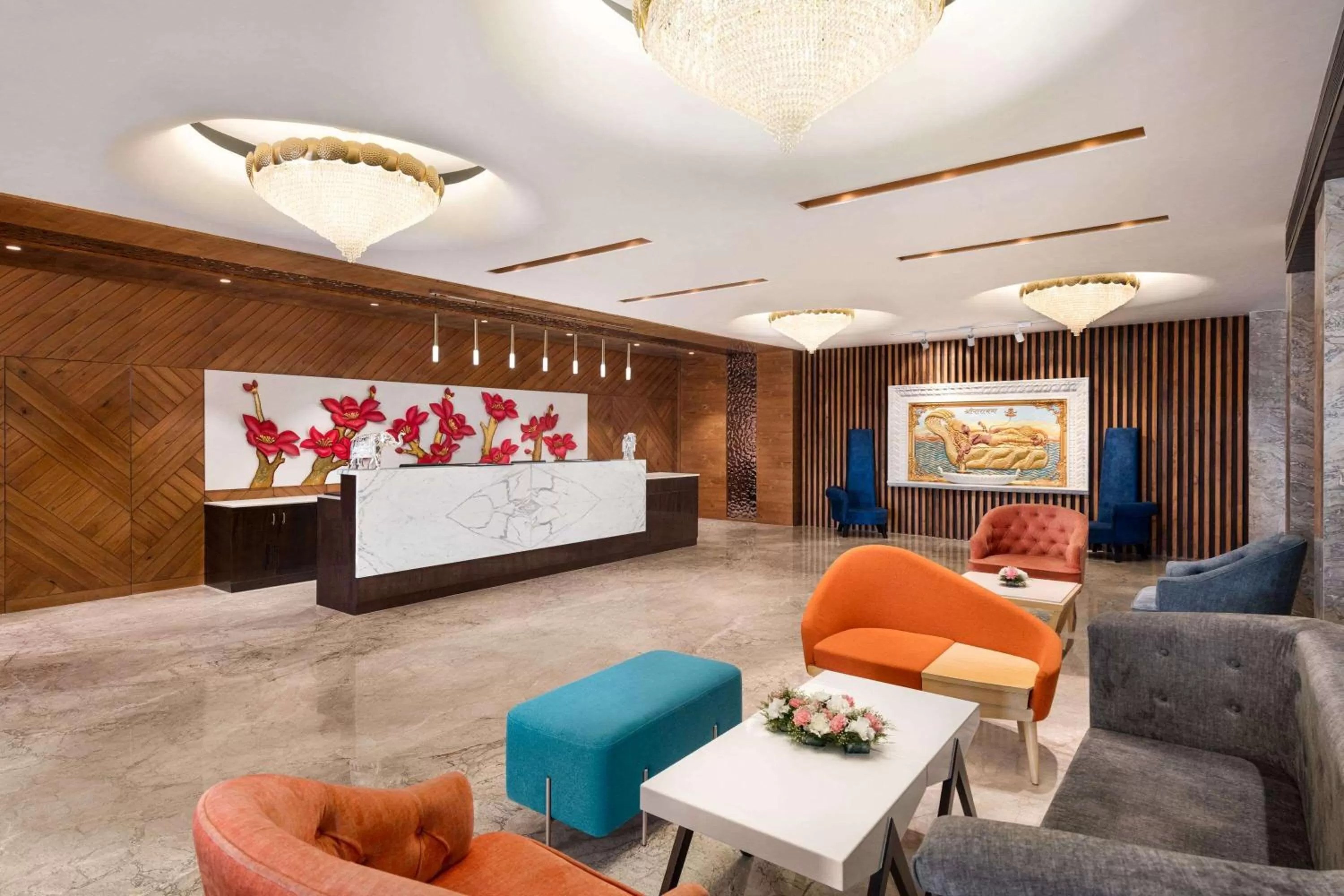 Lobby or reception in Howard Johnson by Wyndham Udaipur Roop Nagar