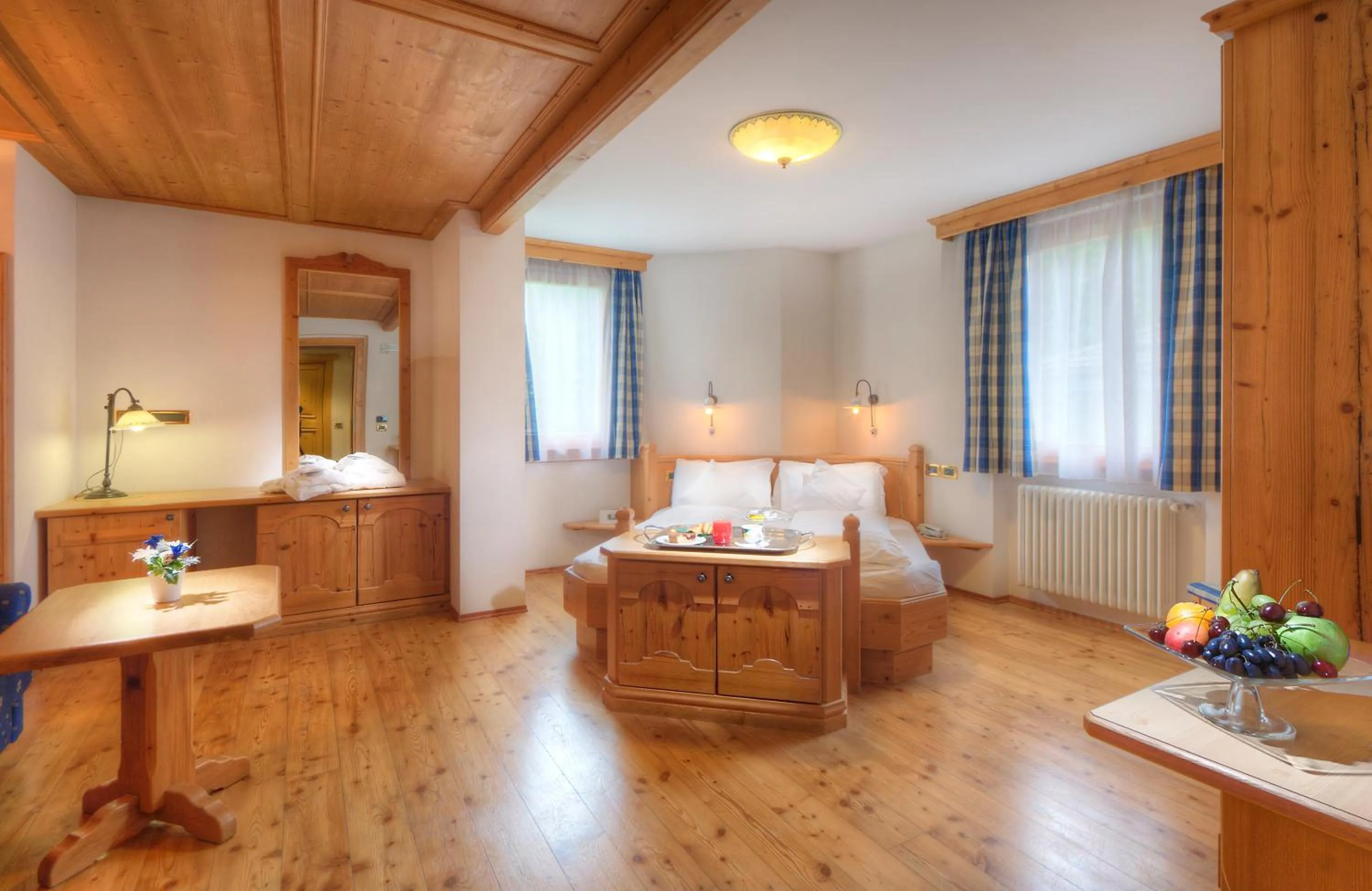 Bed in Hotel Rosengarten