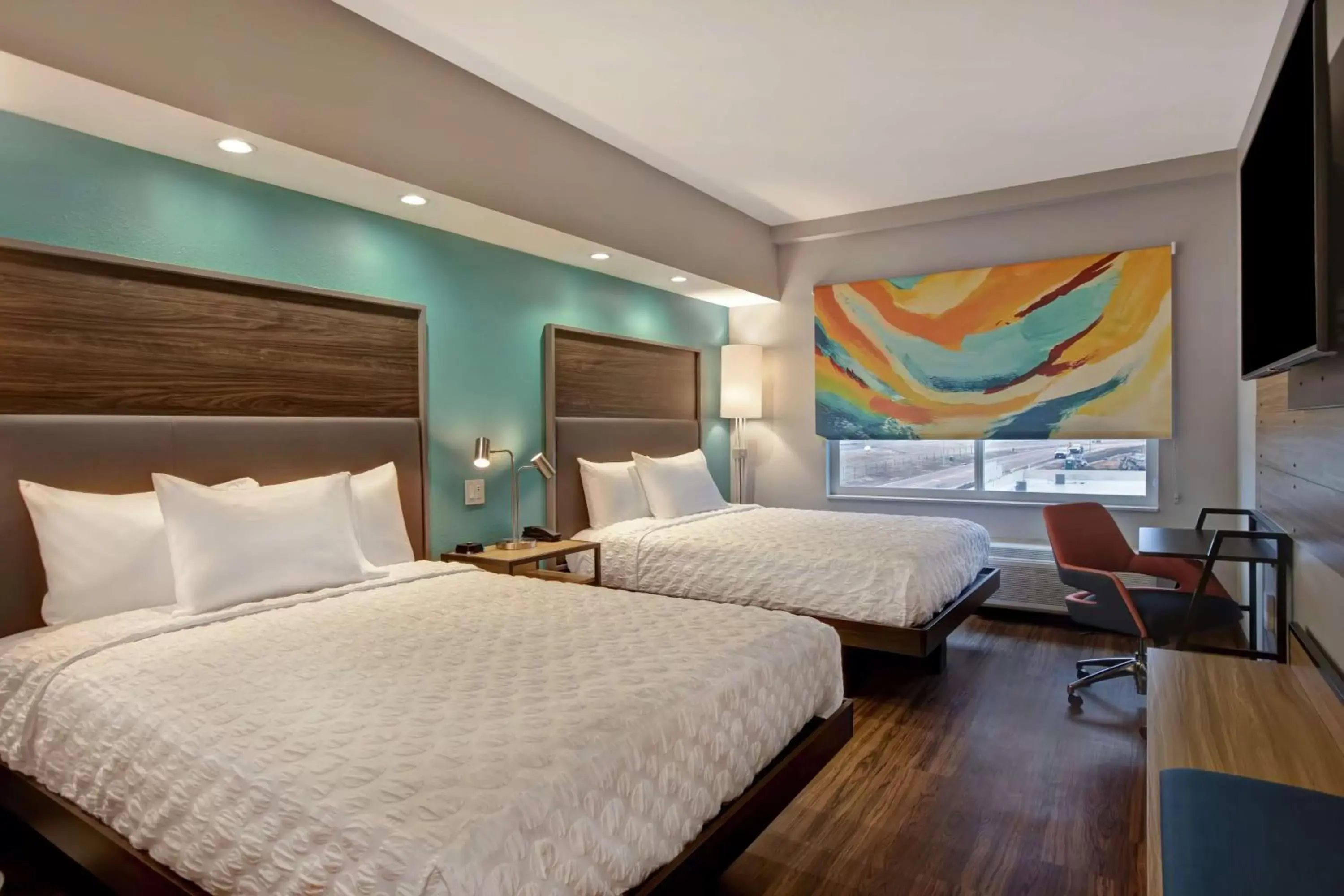 Queen Room with Two Queen Beds in Tru By Hilton Oxford Queen Room with Two Queen Beds in Tru By Hilton Oxford