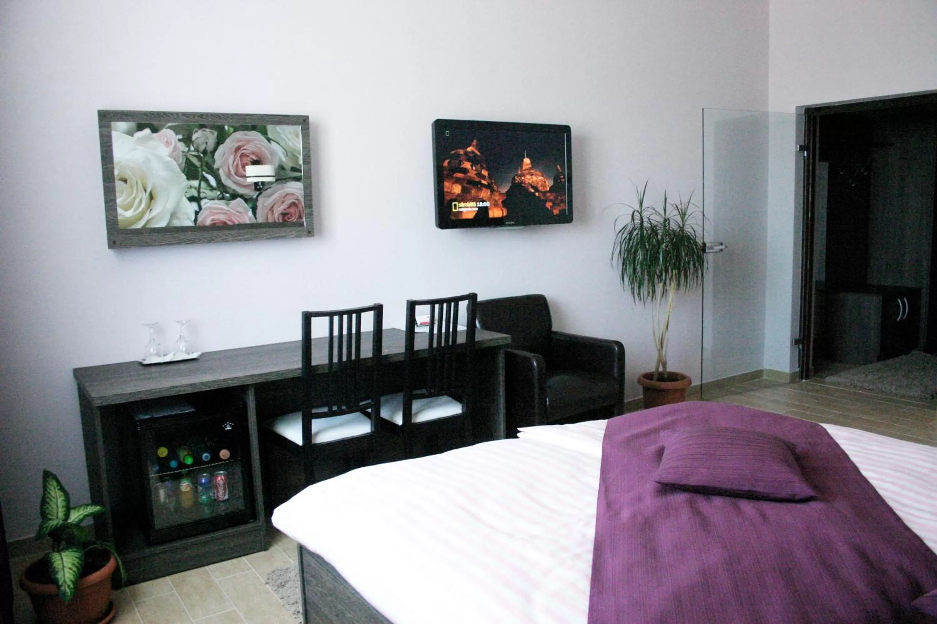 Decorative detail, TV/Entertainment Center in Hotel Sheriff