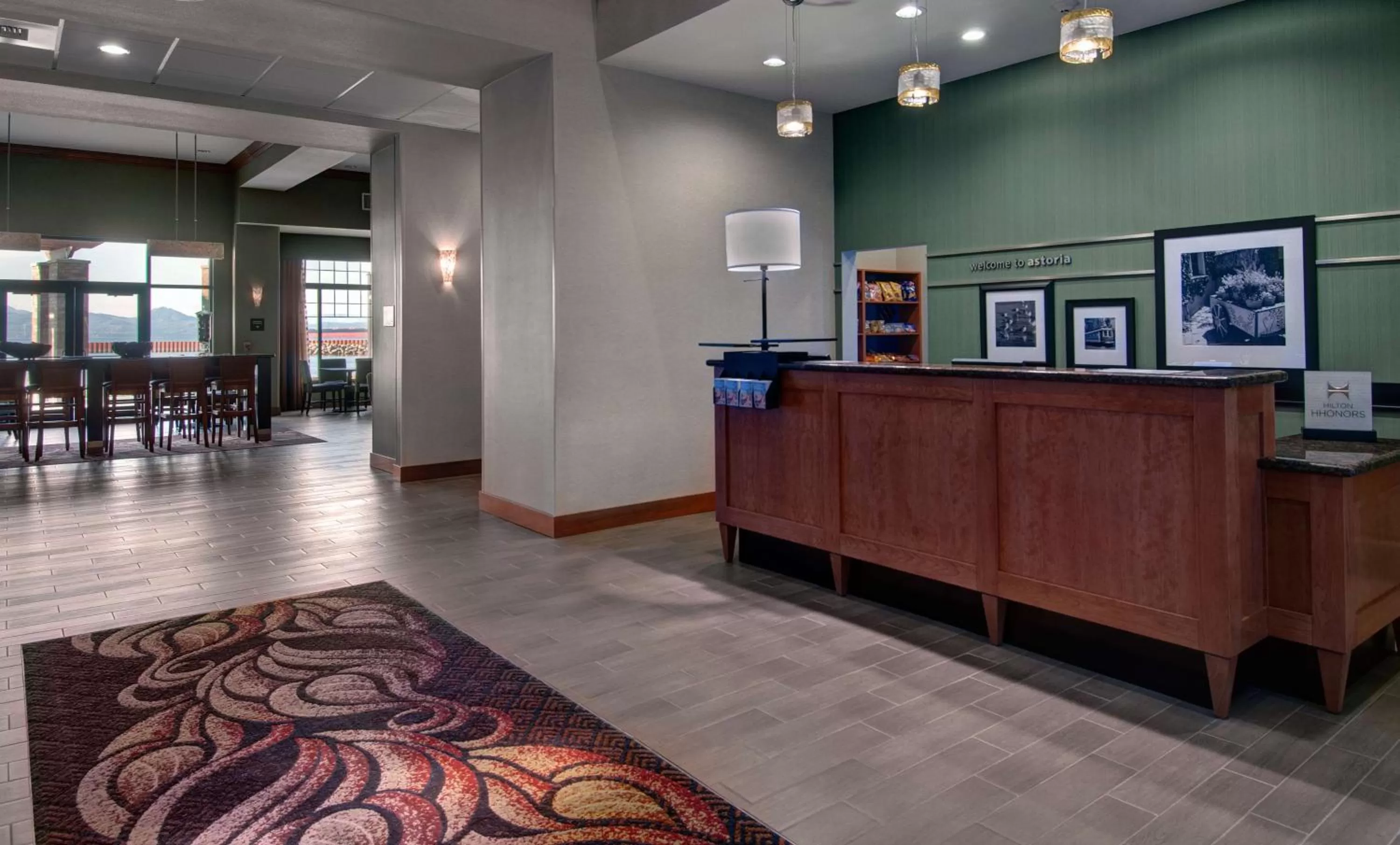 Lobby or reception in Hampton Inn & Suites Astoria