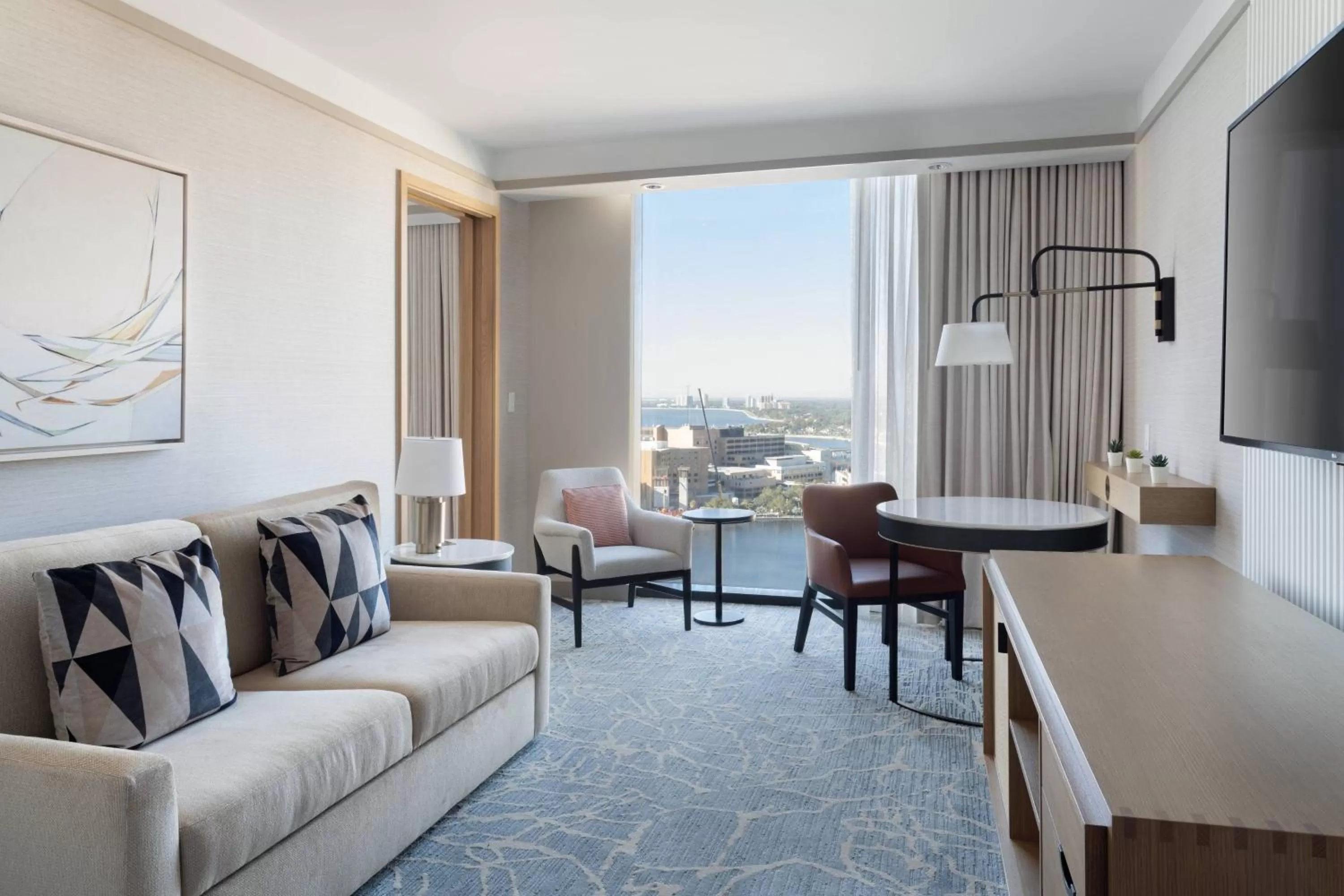 Living room in JW Marriott Tampa Water Street
