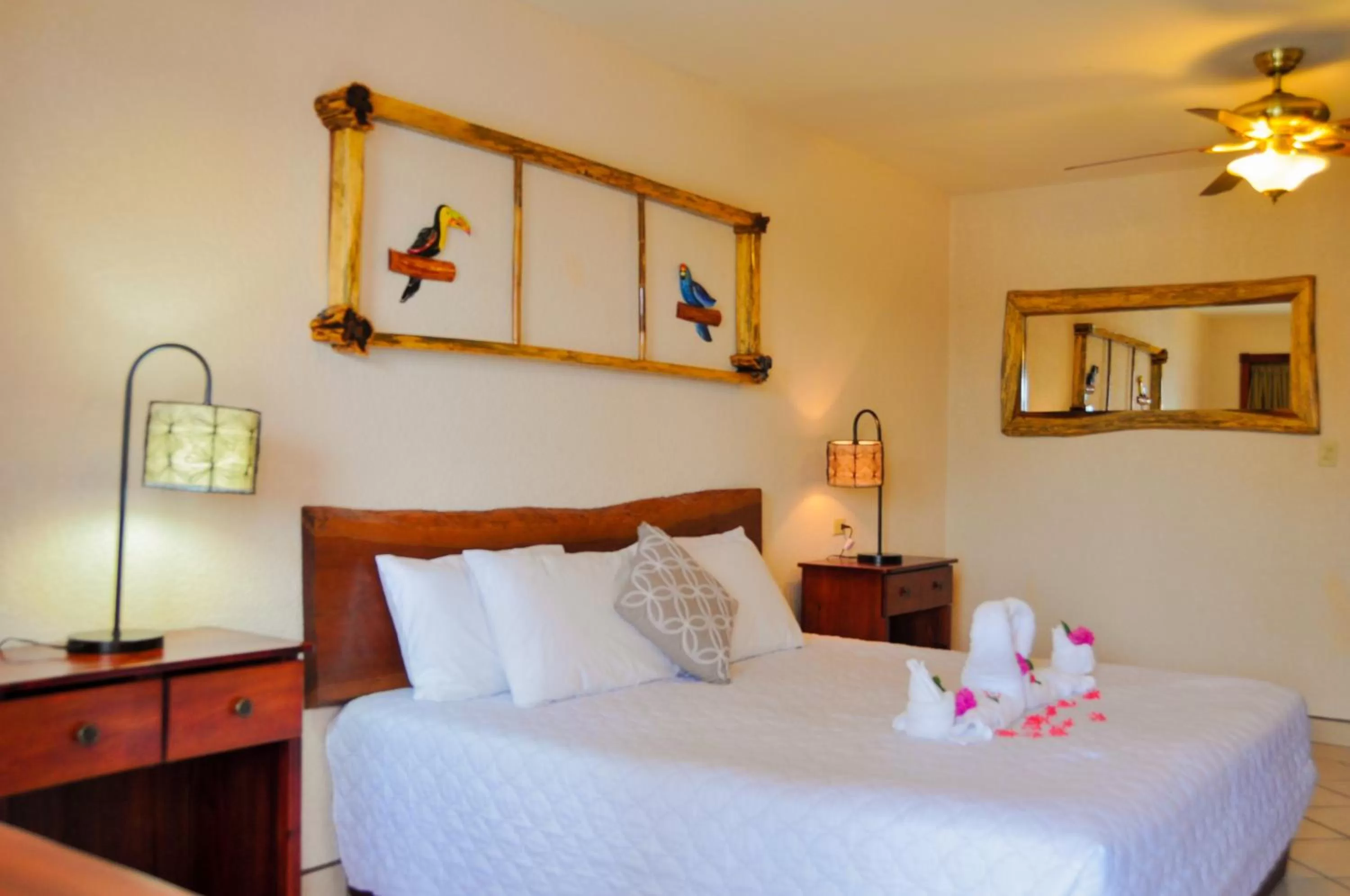 Photo of the whole room, Bed in Lamanai Hotel & Marina