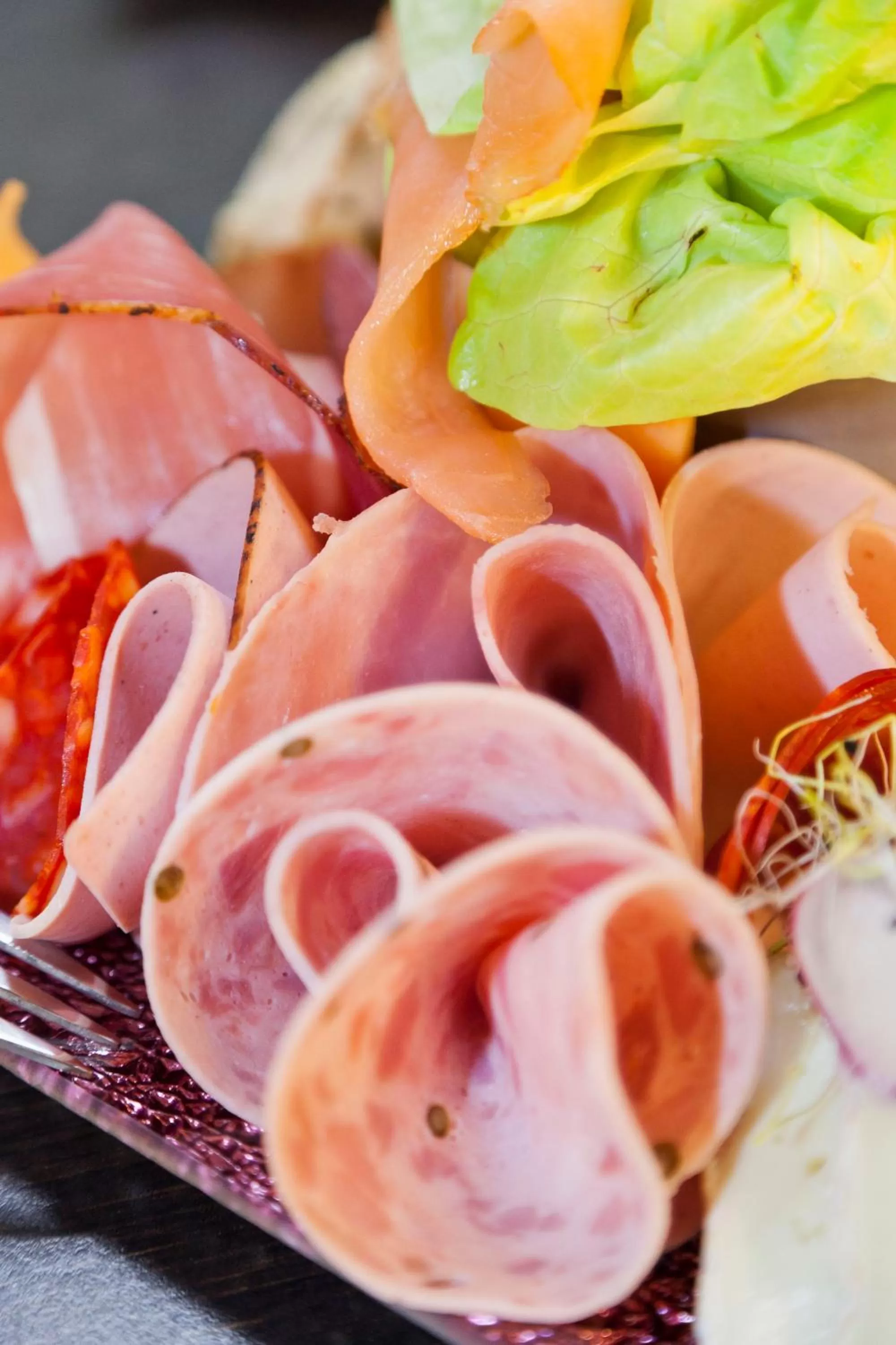 Food close-up in Hotel Diamonds and Pearls