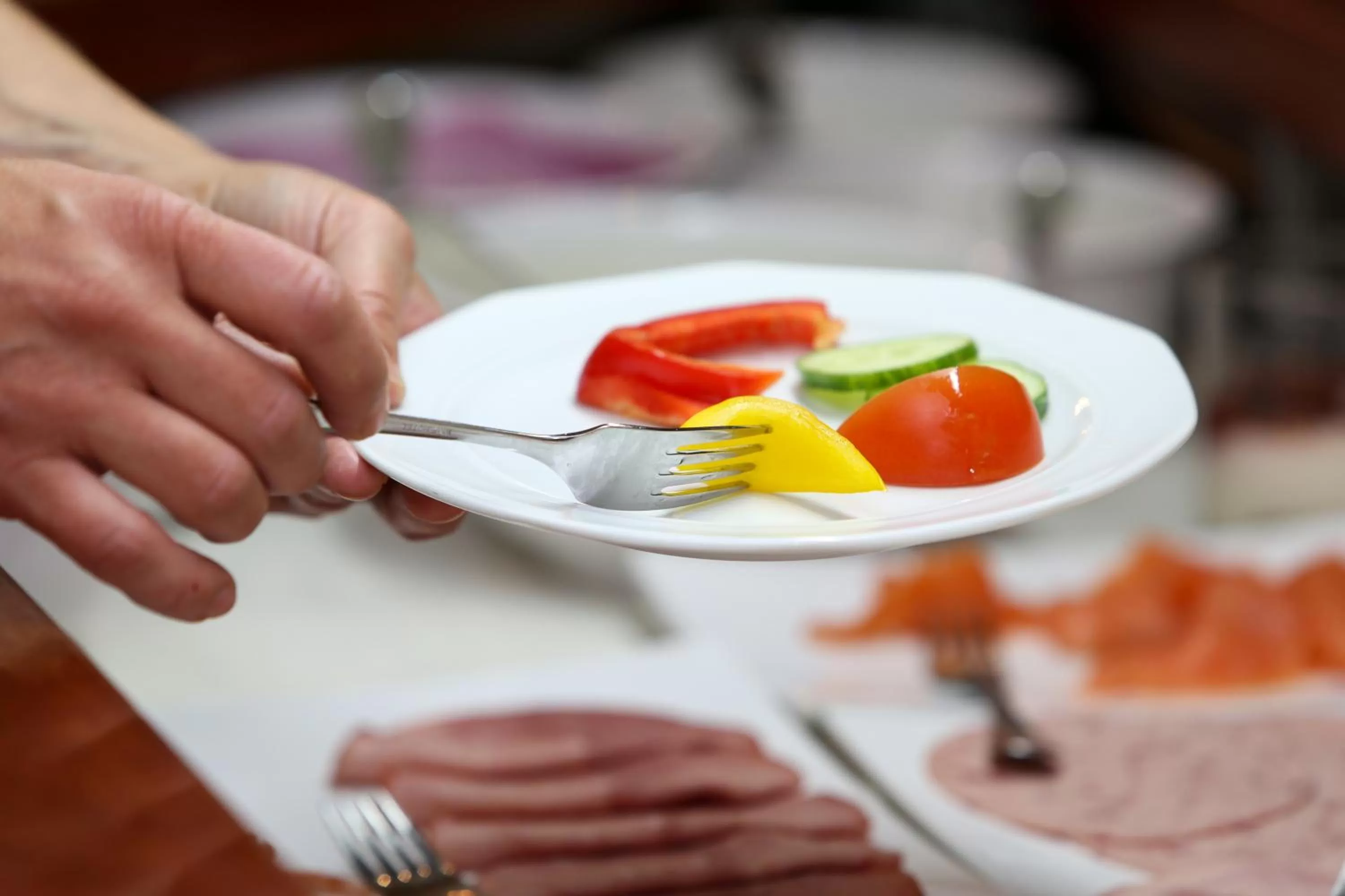 Food and drinks in Akzent Hotel Restaurant Hirsch