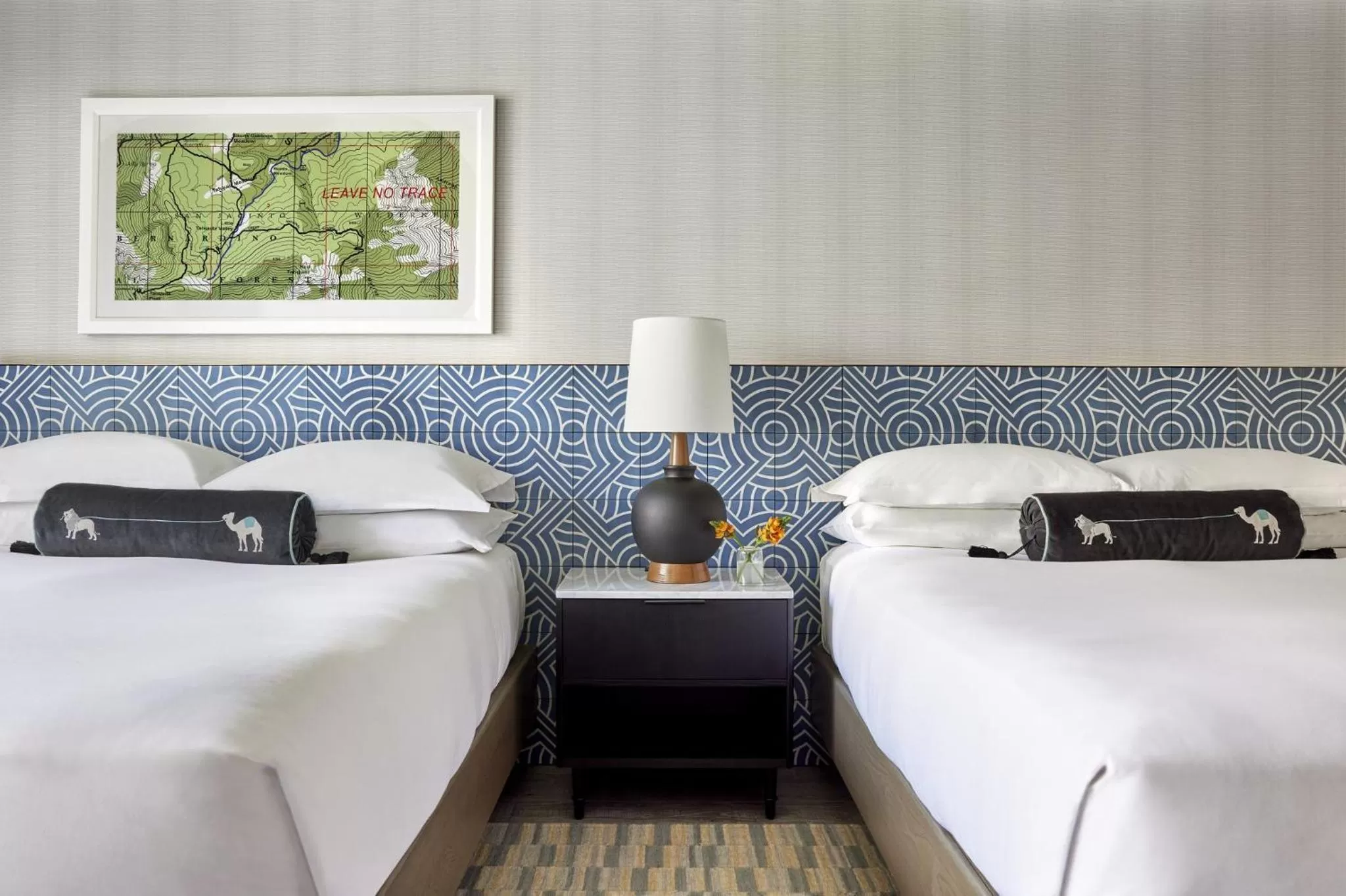 Queen Room with Two Queen Beds - Communications Accessible in Kimpton Rowan Palm Springs Hotel, an IHG Hotel