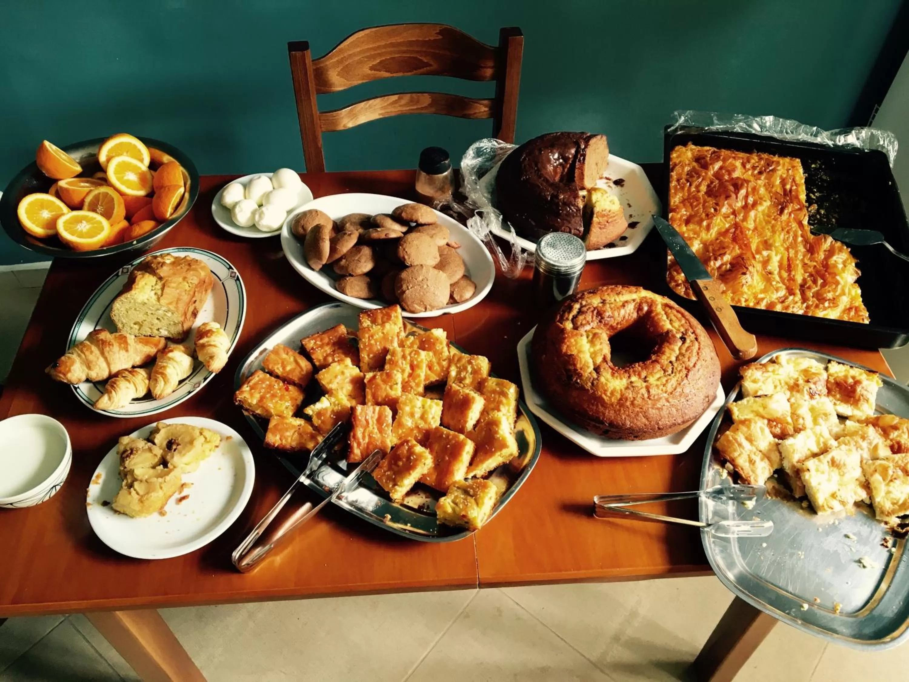 Continental breakfast in Hotel Marathia