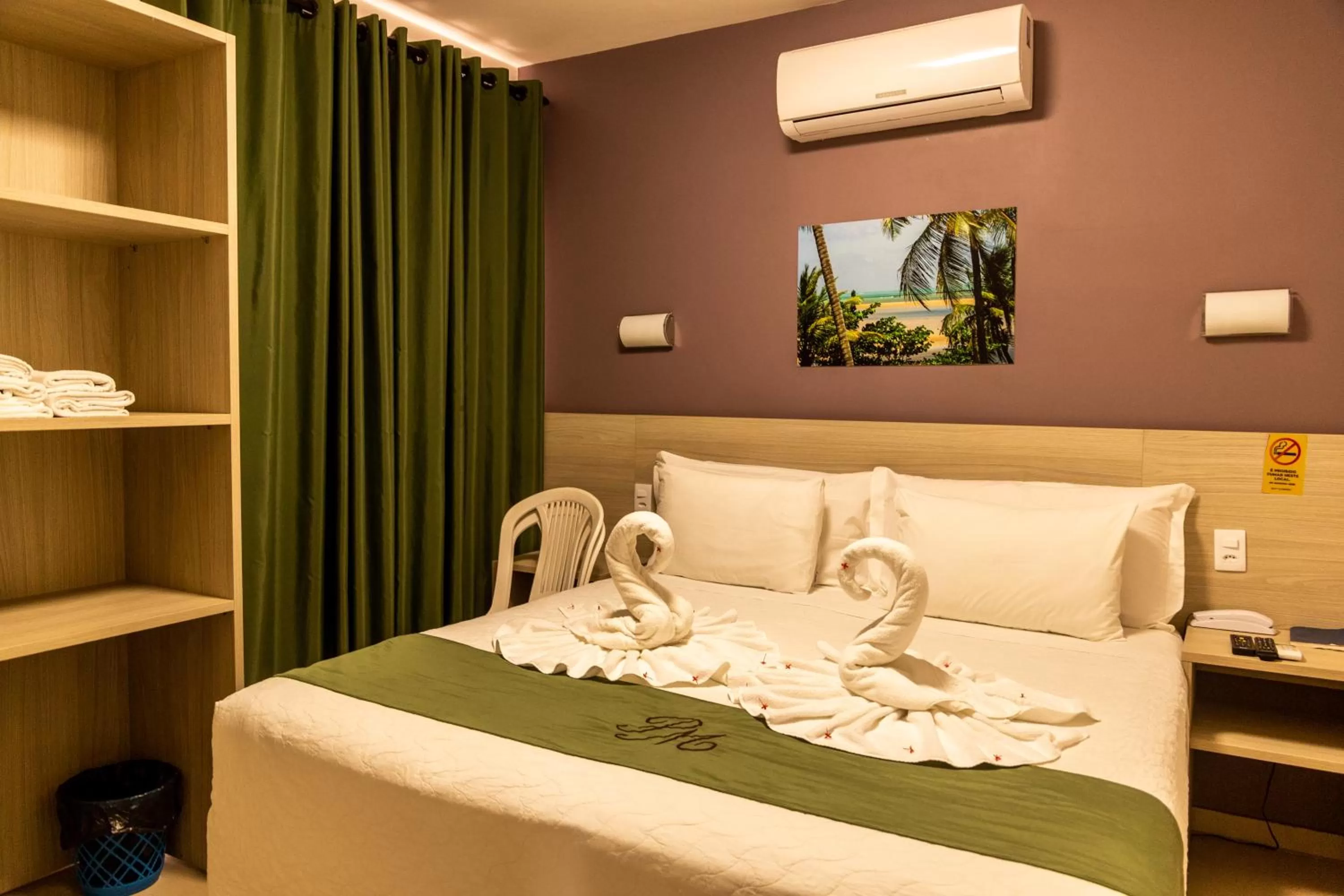 Bed in Pousada Mariluz