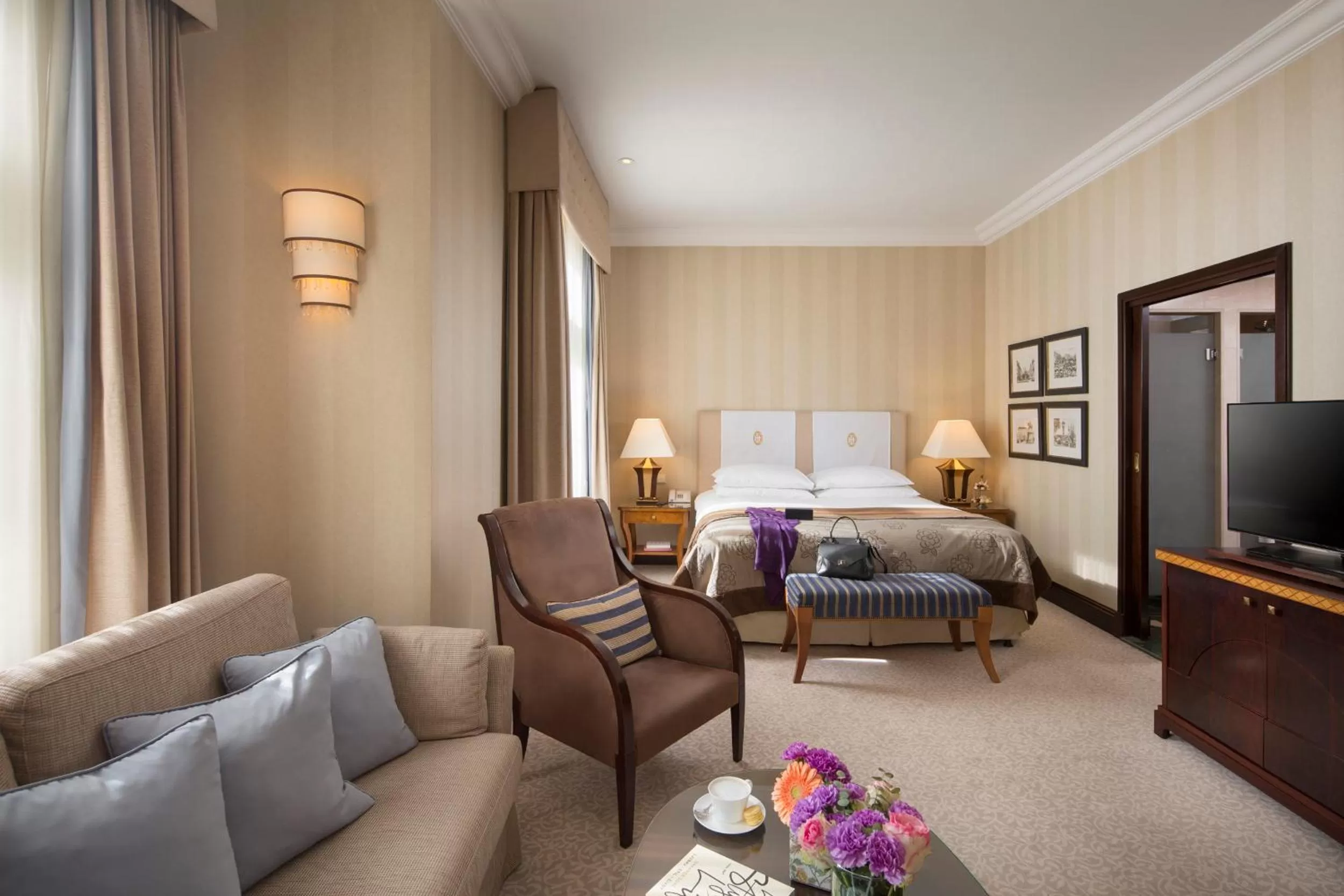 Bedroom, Bed in Esplanade Zagreb Hotel