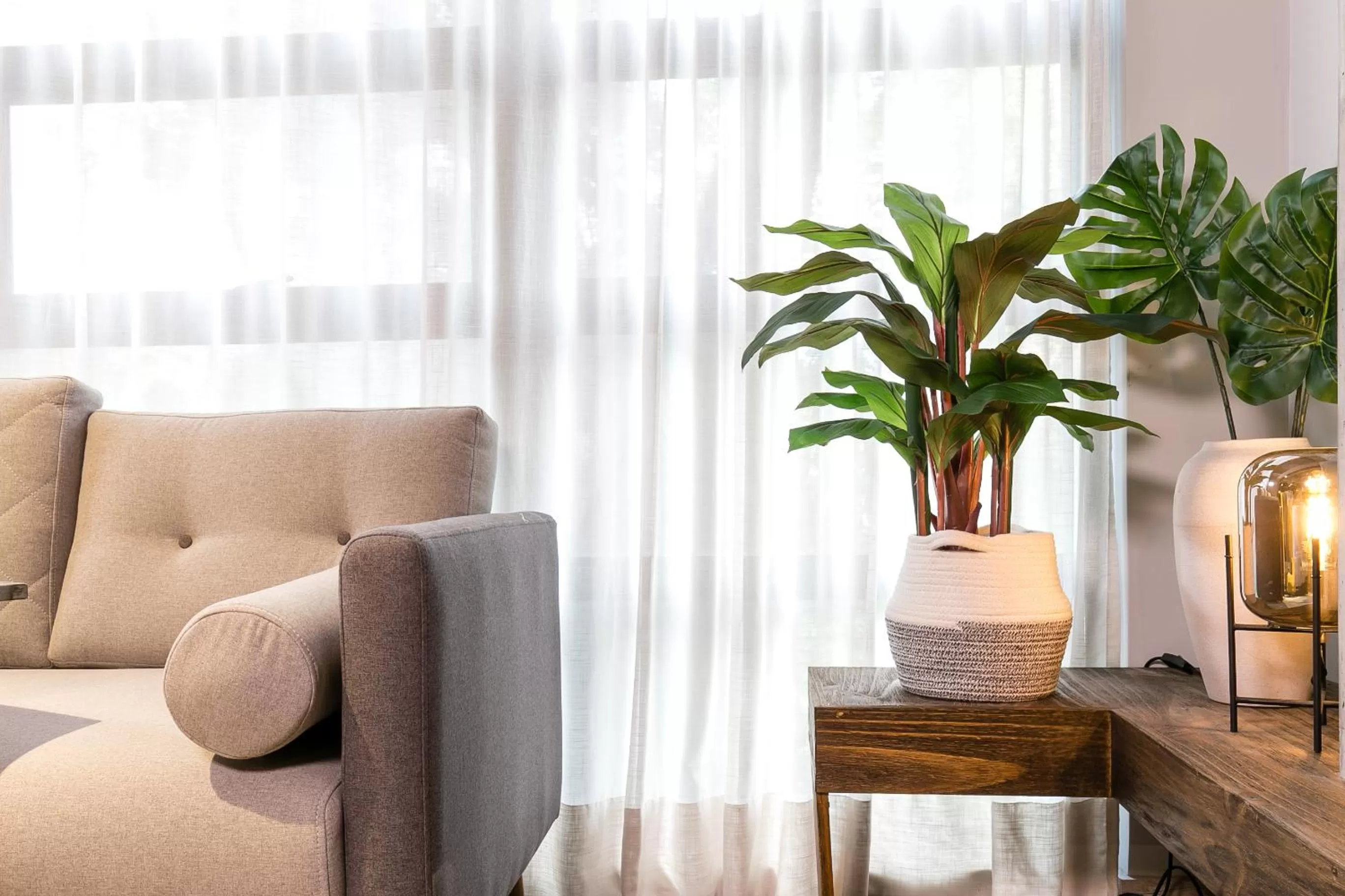Seating area in Factory Lofts Hotel