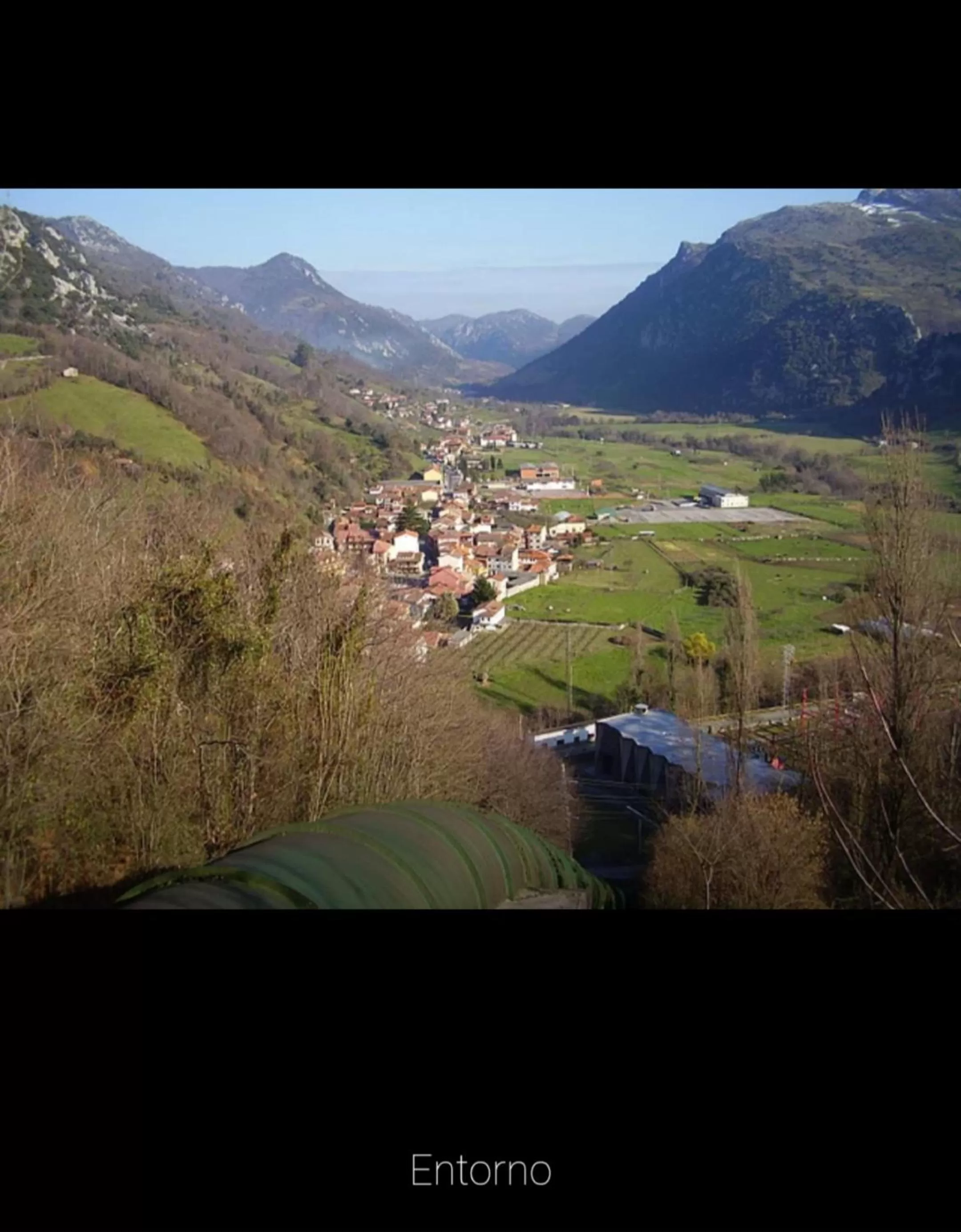 Natural landscape in La Casona de Don Santos