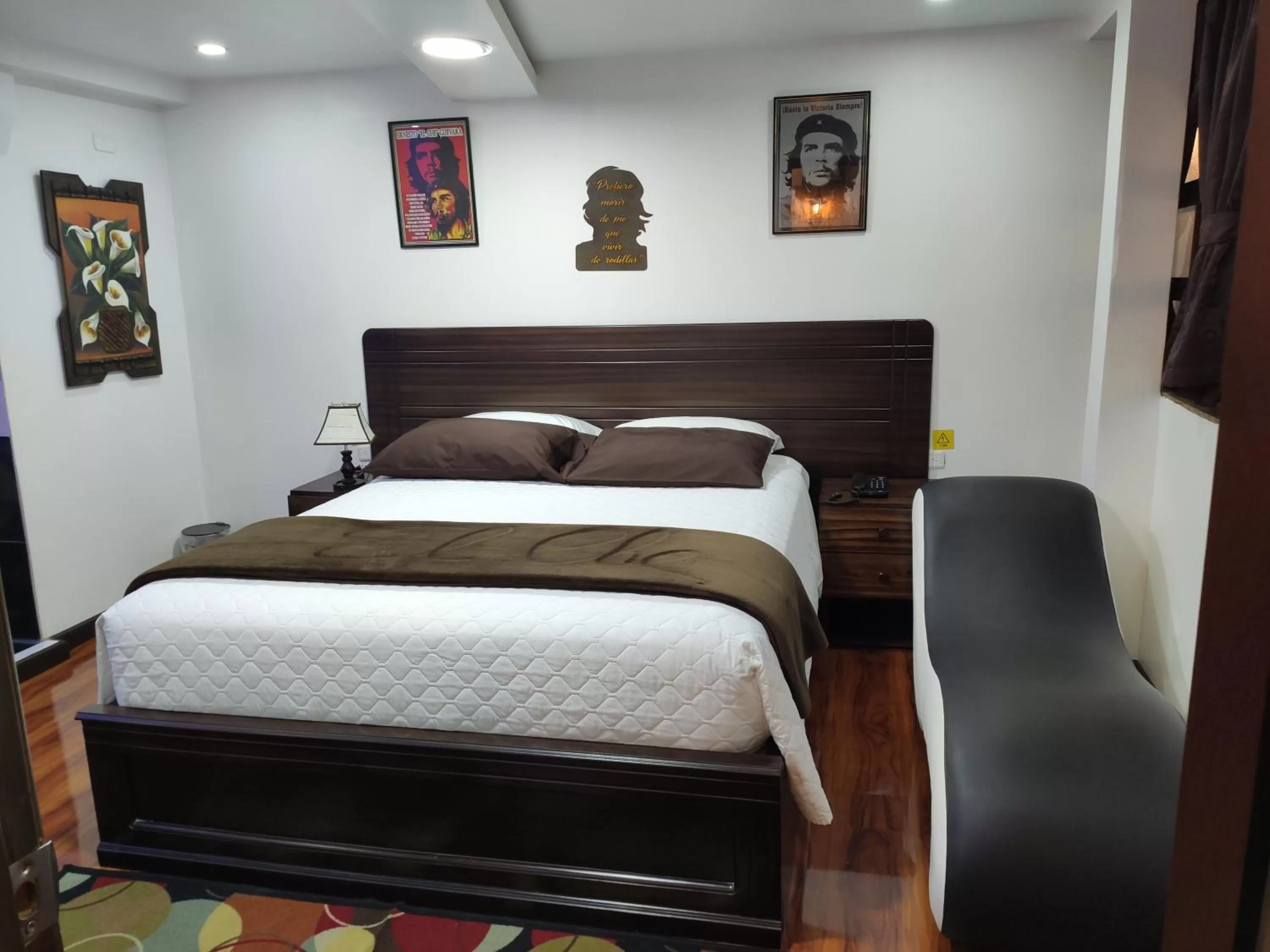 Bed in Hotel el Che No apto para corruptos