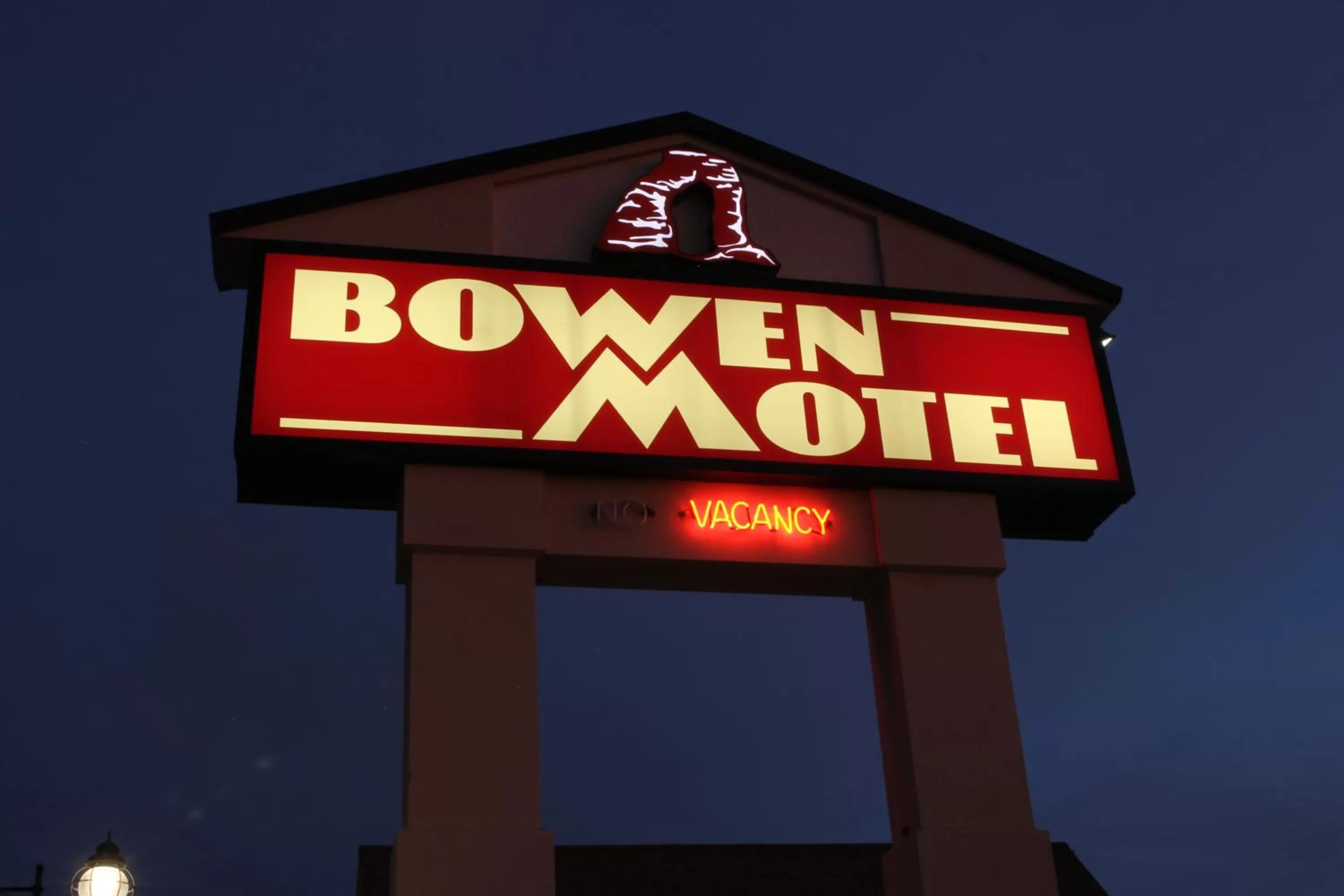 Property logo or sign in Bowen Motel