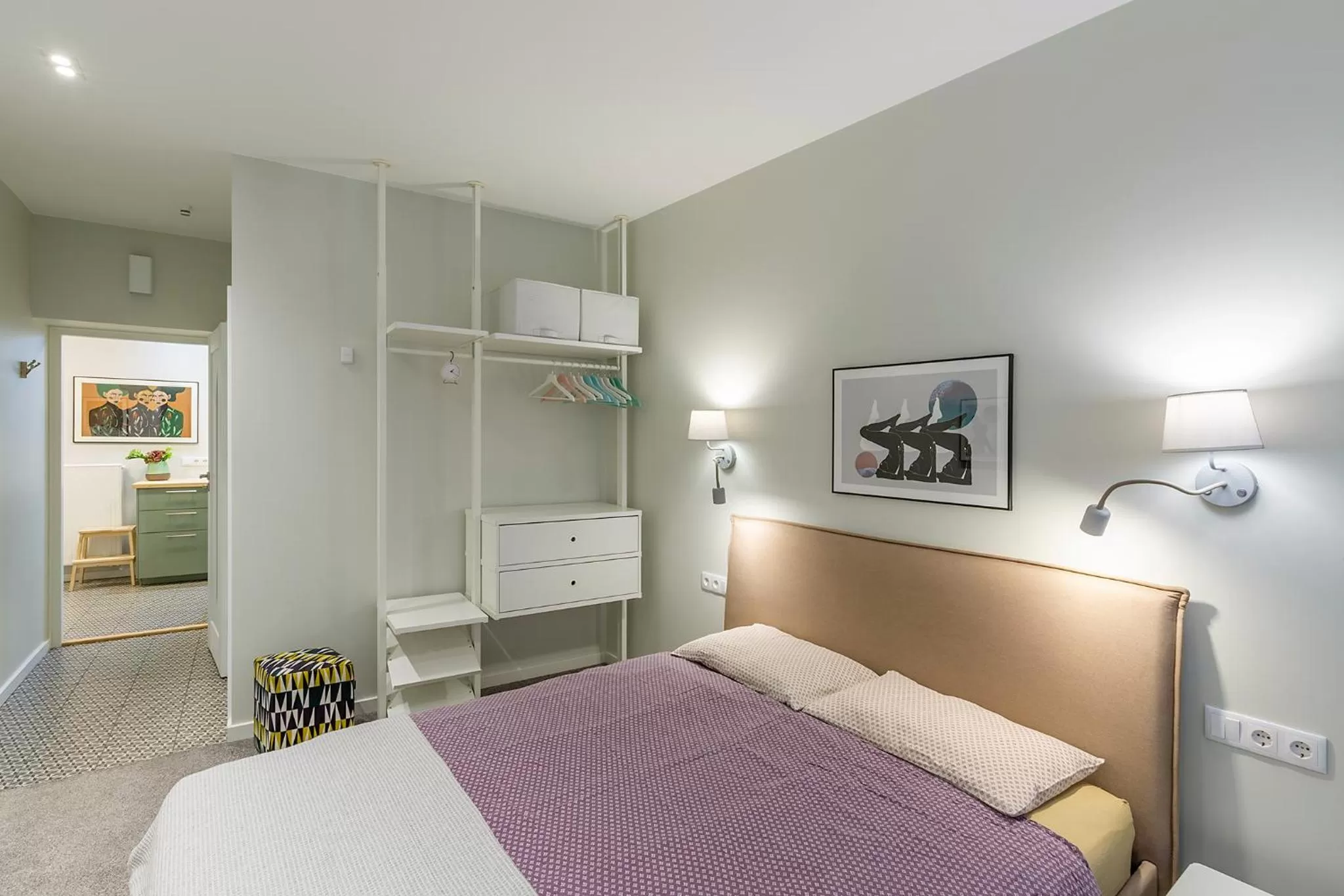 Bed in Art & Comfort Rooms